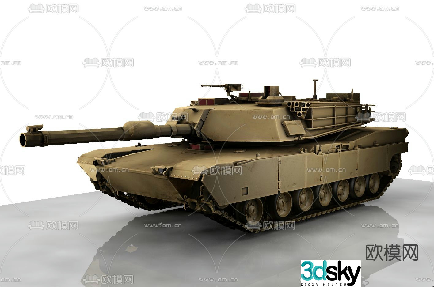 tank canada military equipment 3d model