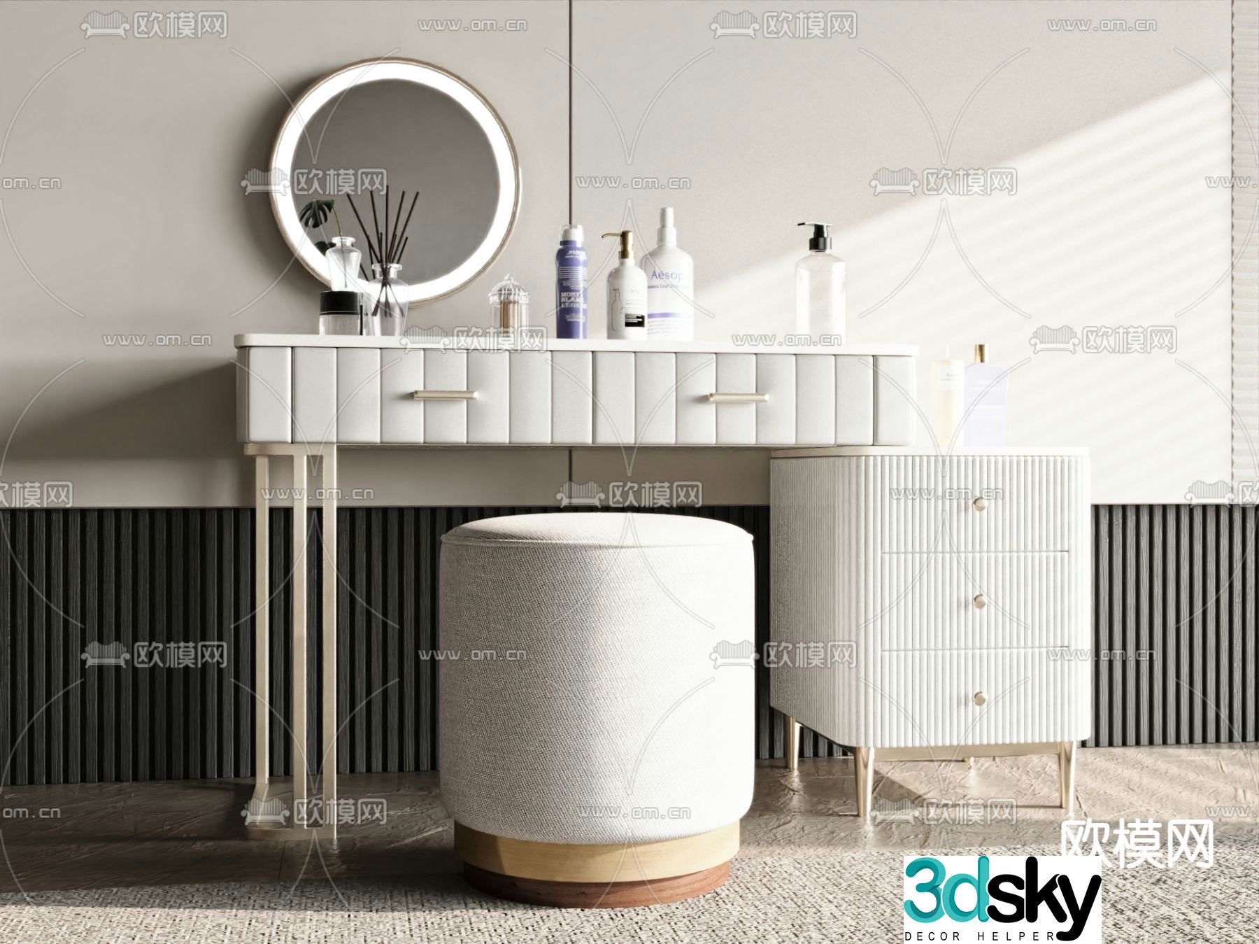 Dressing table dressing table 3d model