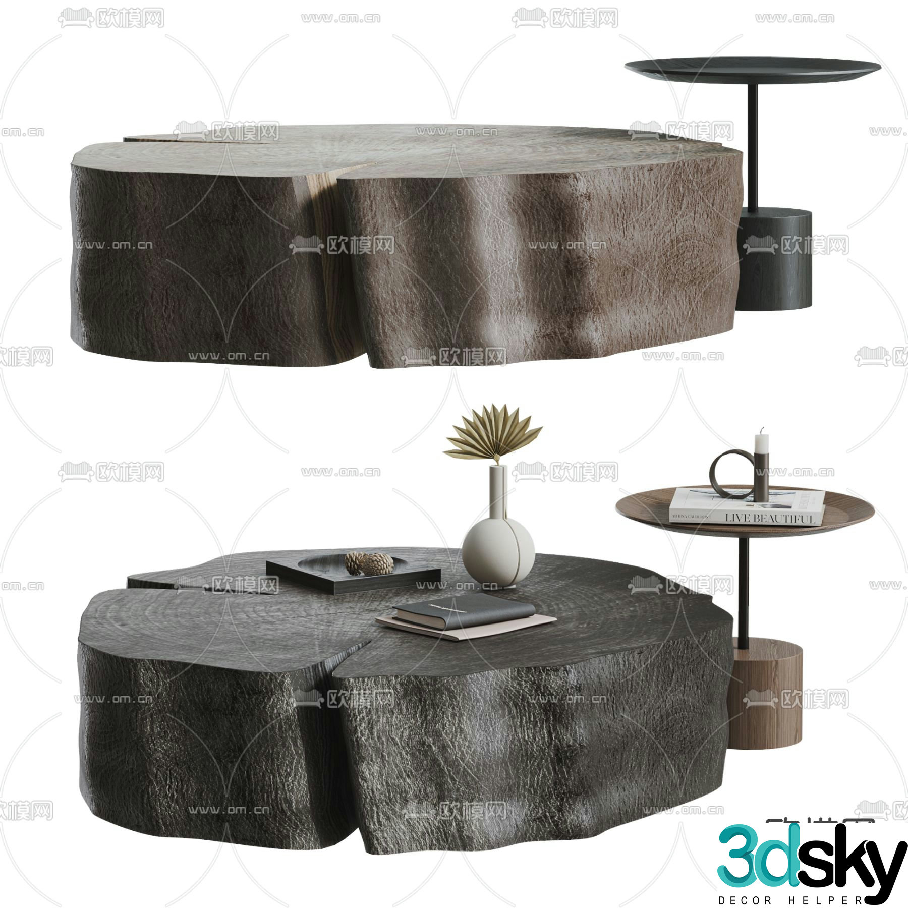 3D model of mother-in-law coffee table