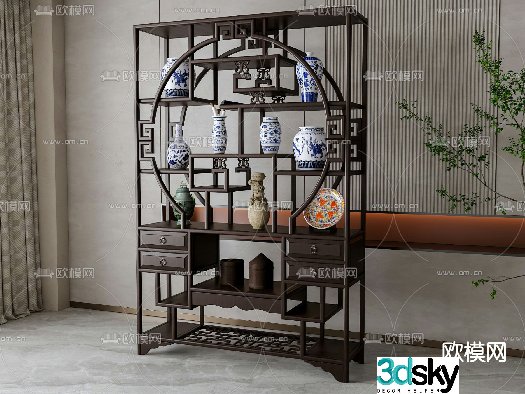 Bogu rack storage rack 3d model