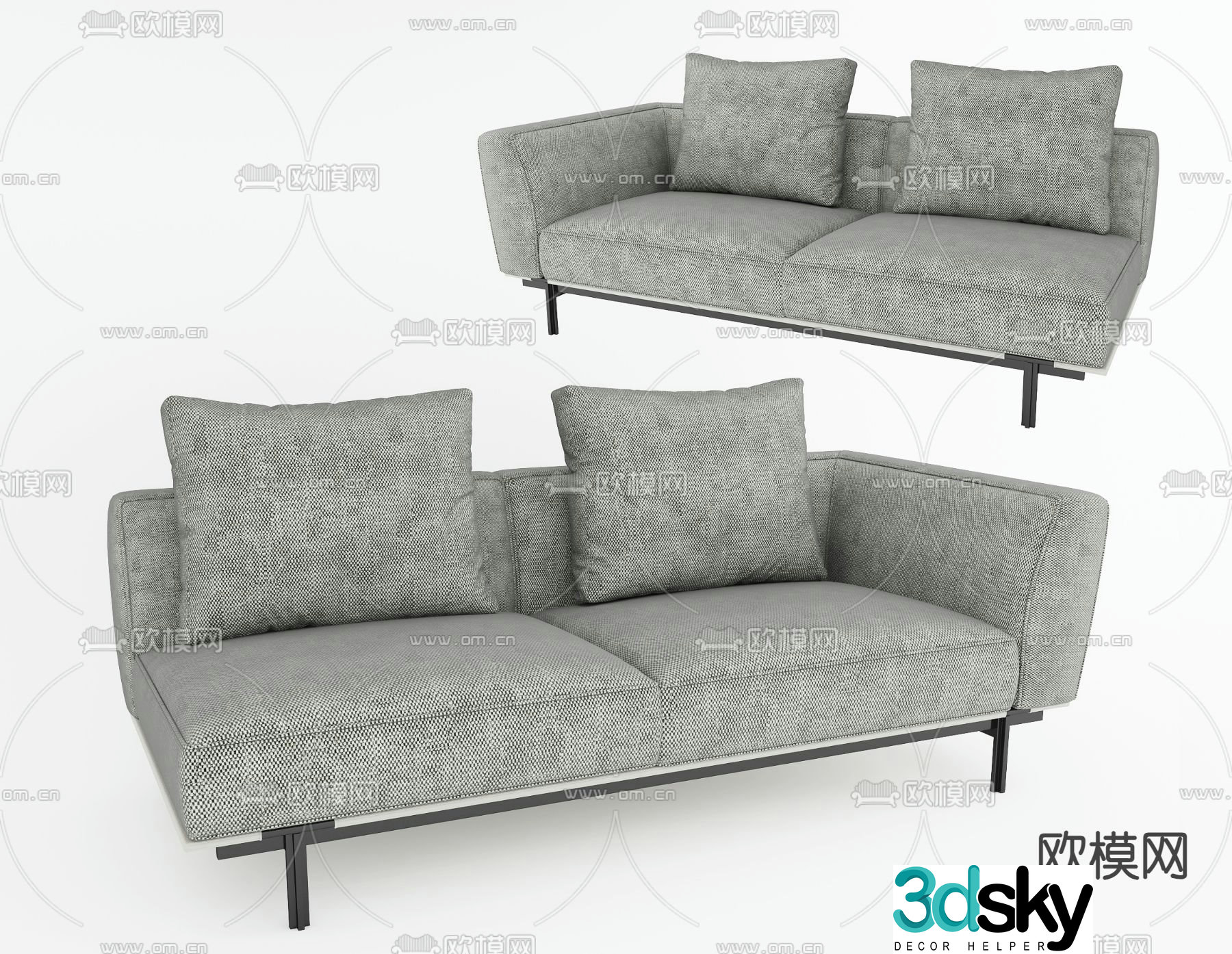 Chaircase beauty collapse 3d model