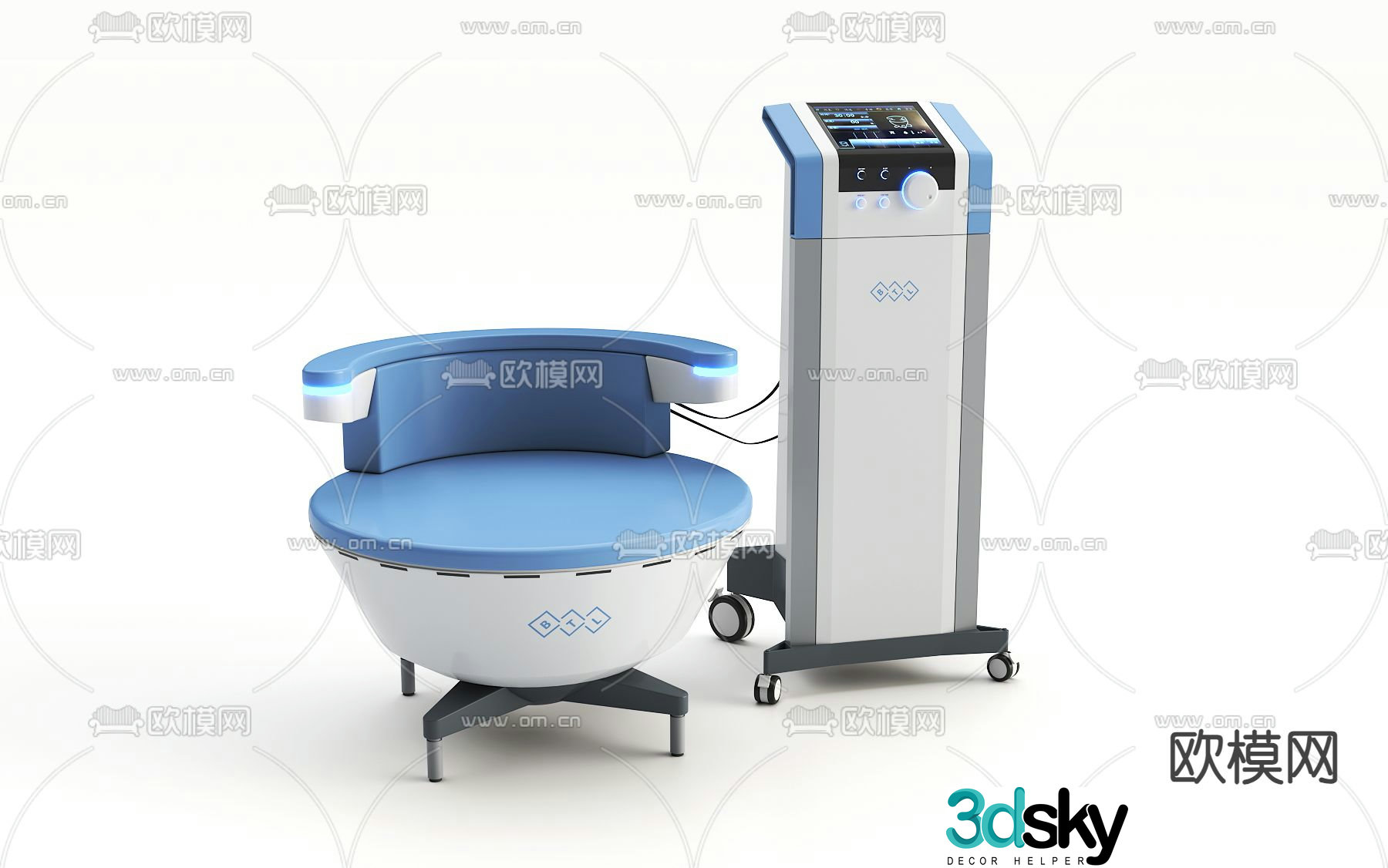 Metis medical instrument beauty instrument beauty stool 3d model
