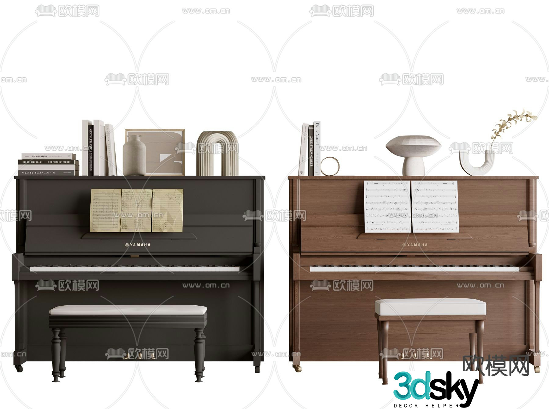piano 3d model