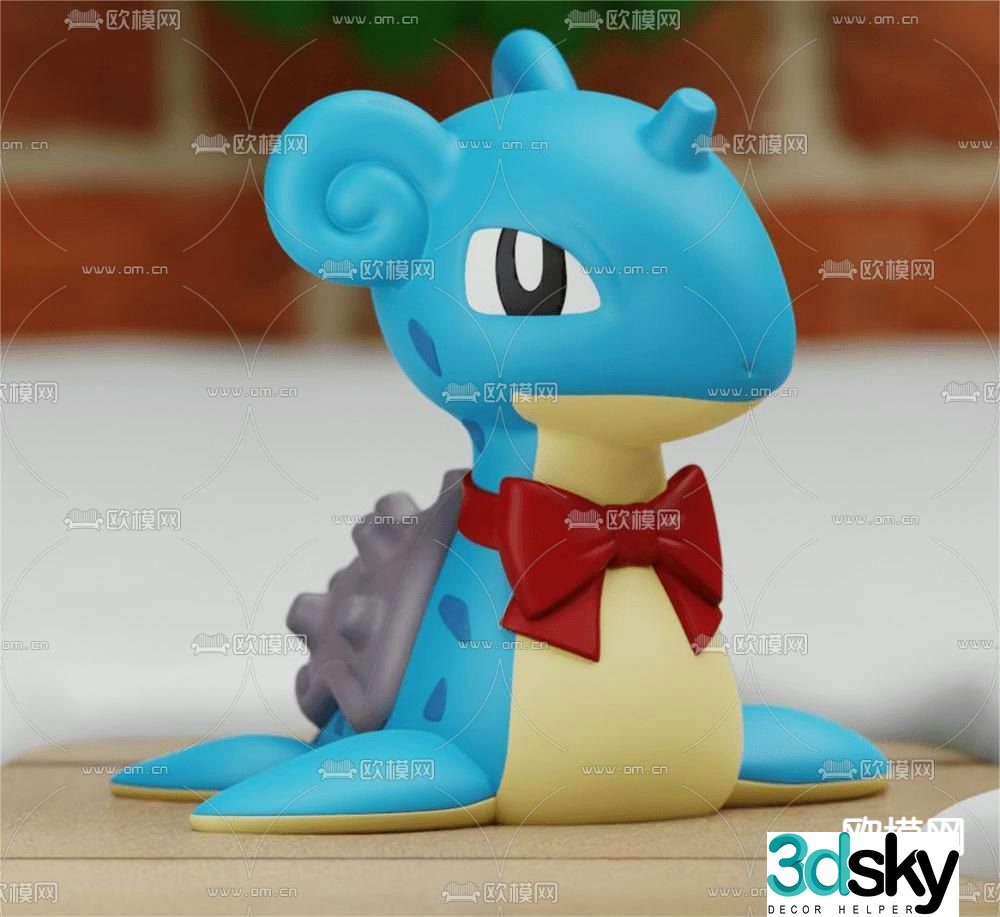 Laplace figure trendy toy doll 3d model