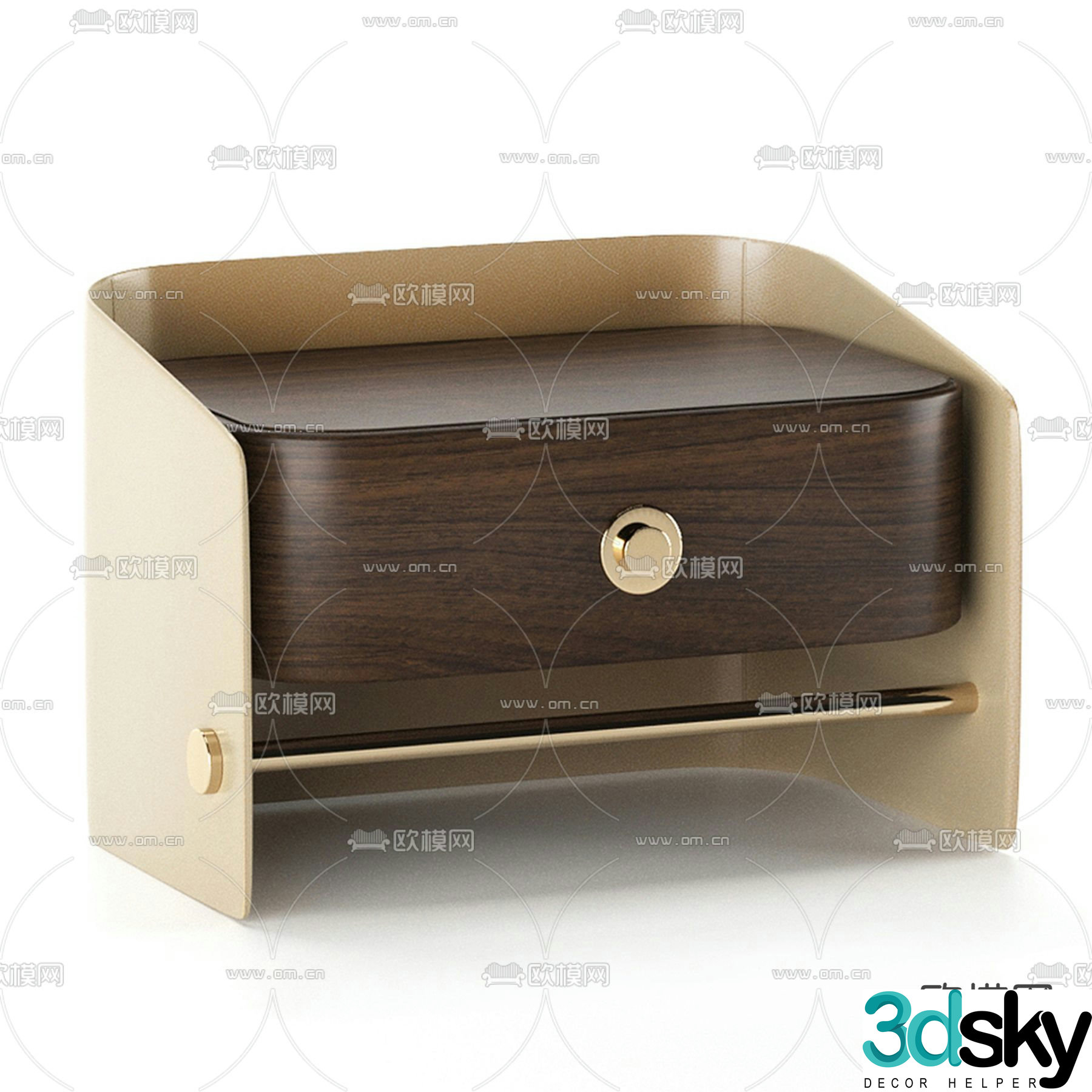 bedside table 3d model