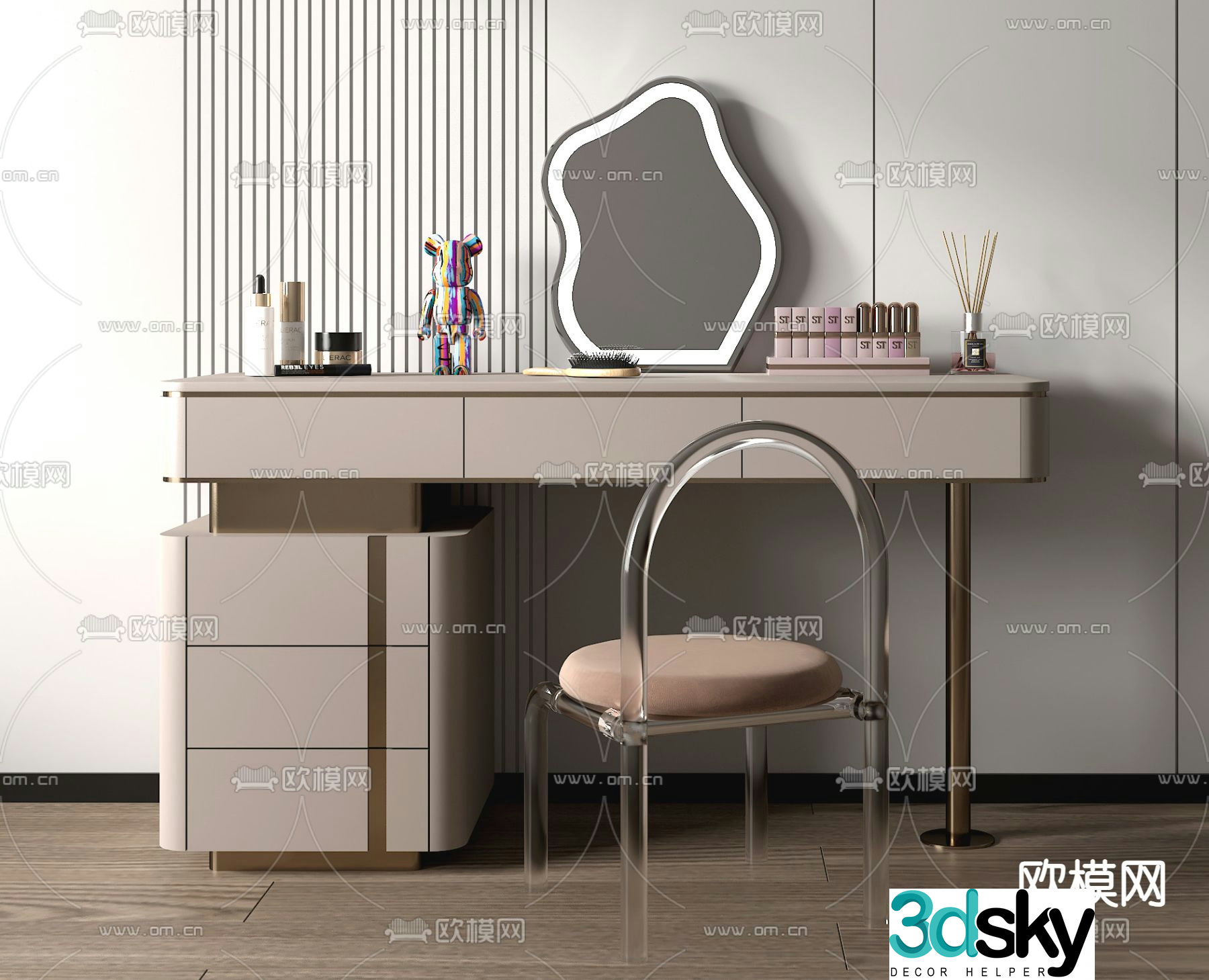 Dressing table dressing table 3d model