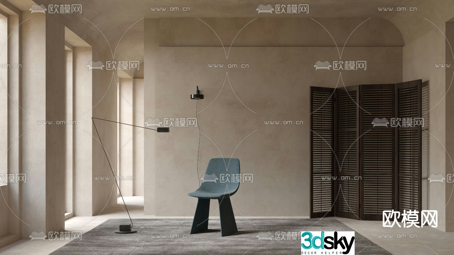 Bonaldo chair lounge chair 3d model