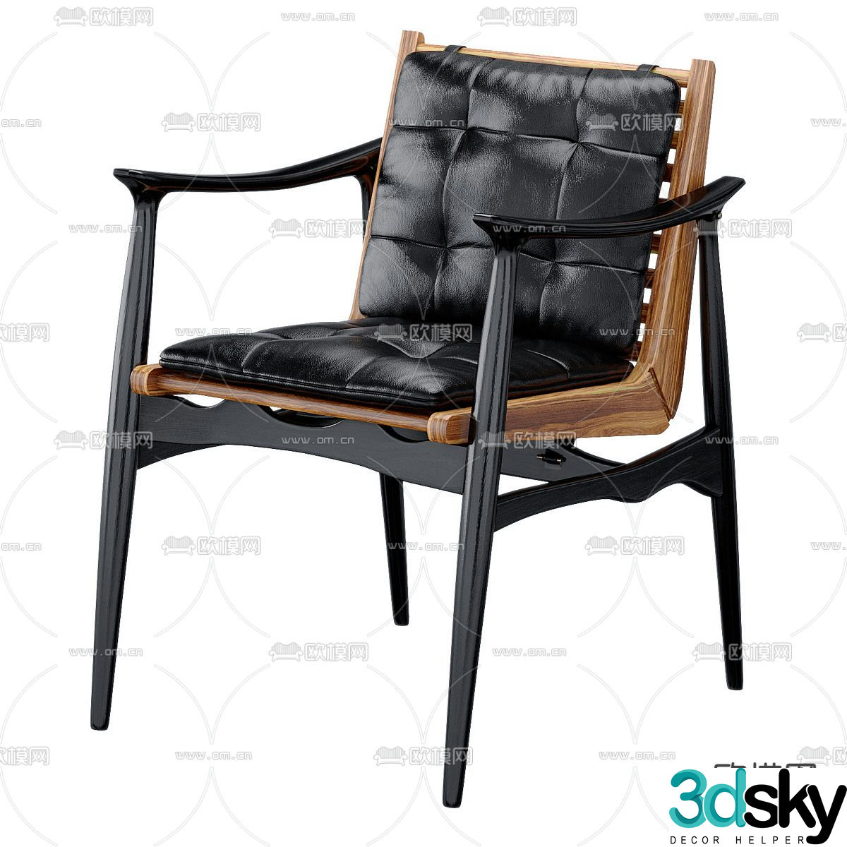 chair leisure chair 3d model