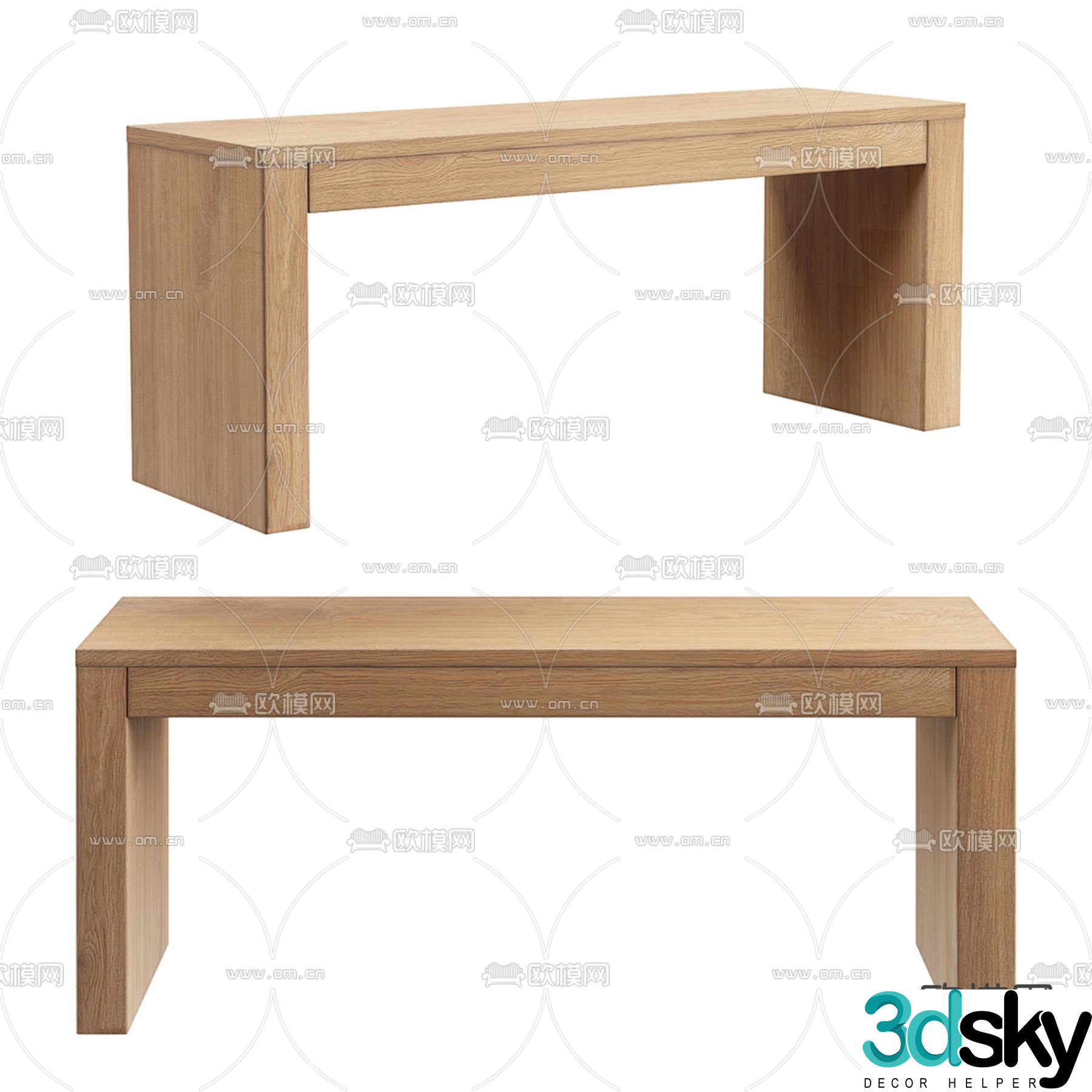 bench bench stool 3d model