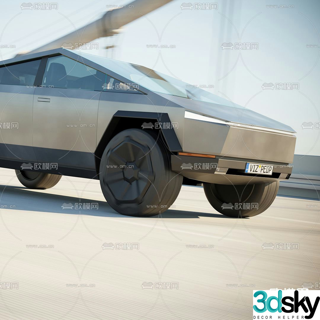 car pickup truck 3d model