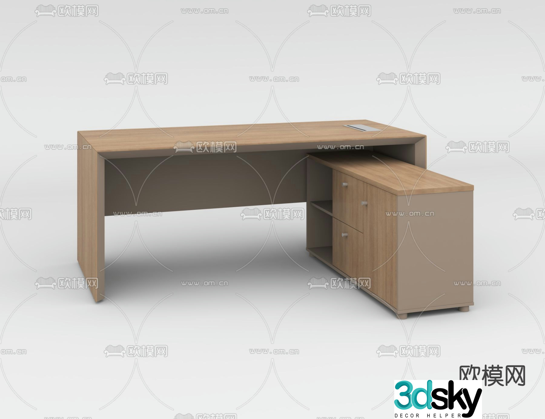 desk desk desk staff desk 3d model