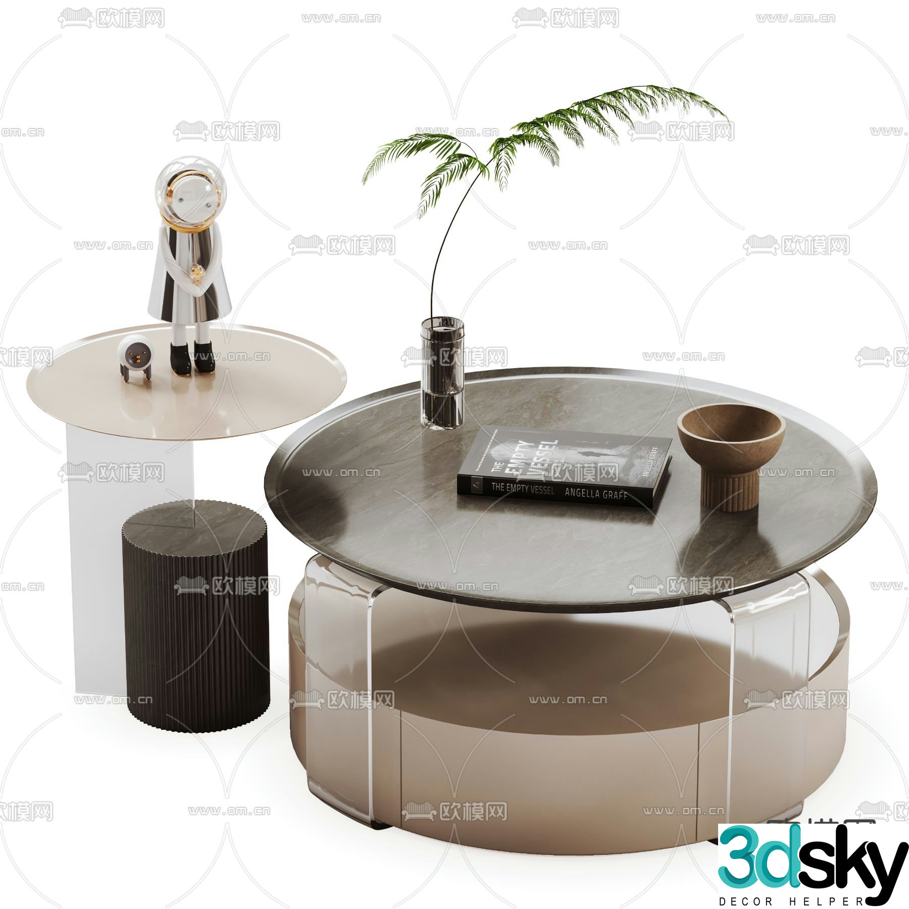3D model of mother-in-law coffee table