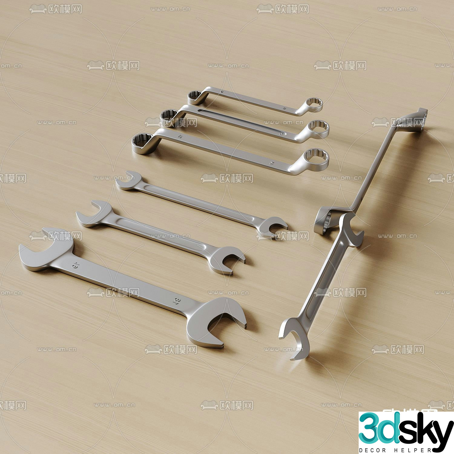 wrench 3d model
