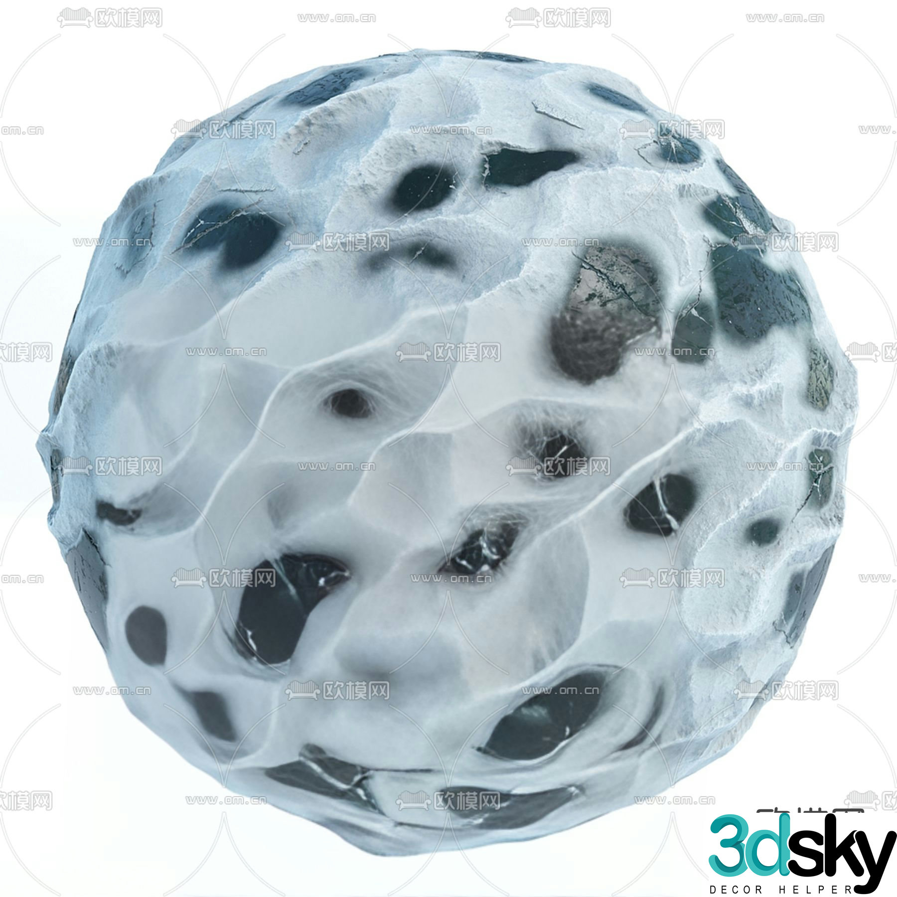 Wall texture Ice hanging texture Frozen texture 3d model