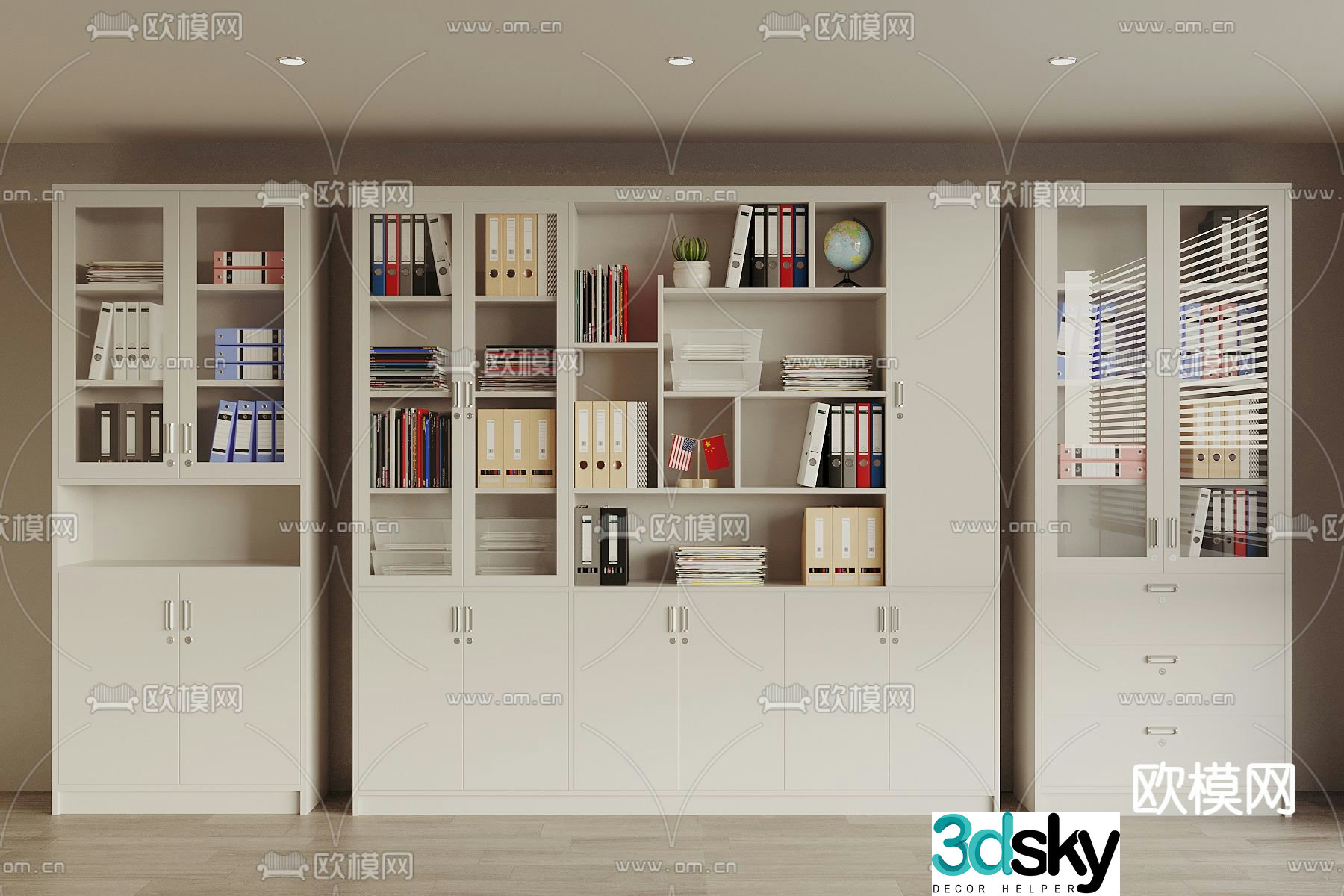 File cabinet file cabinet information cabinet 3d model