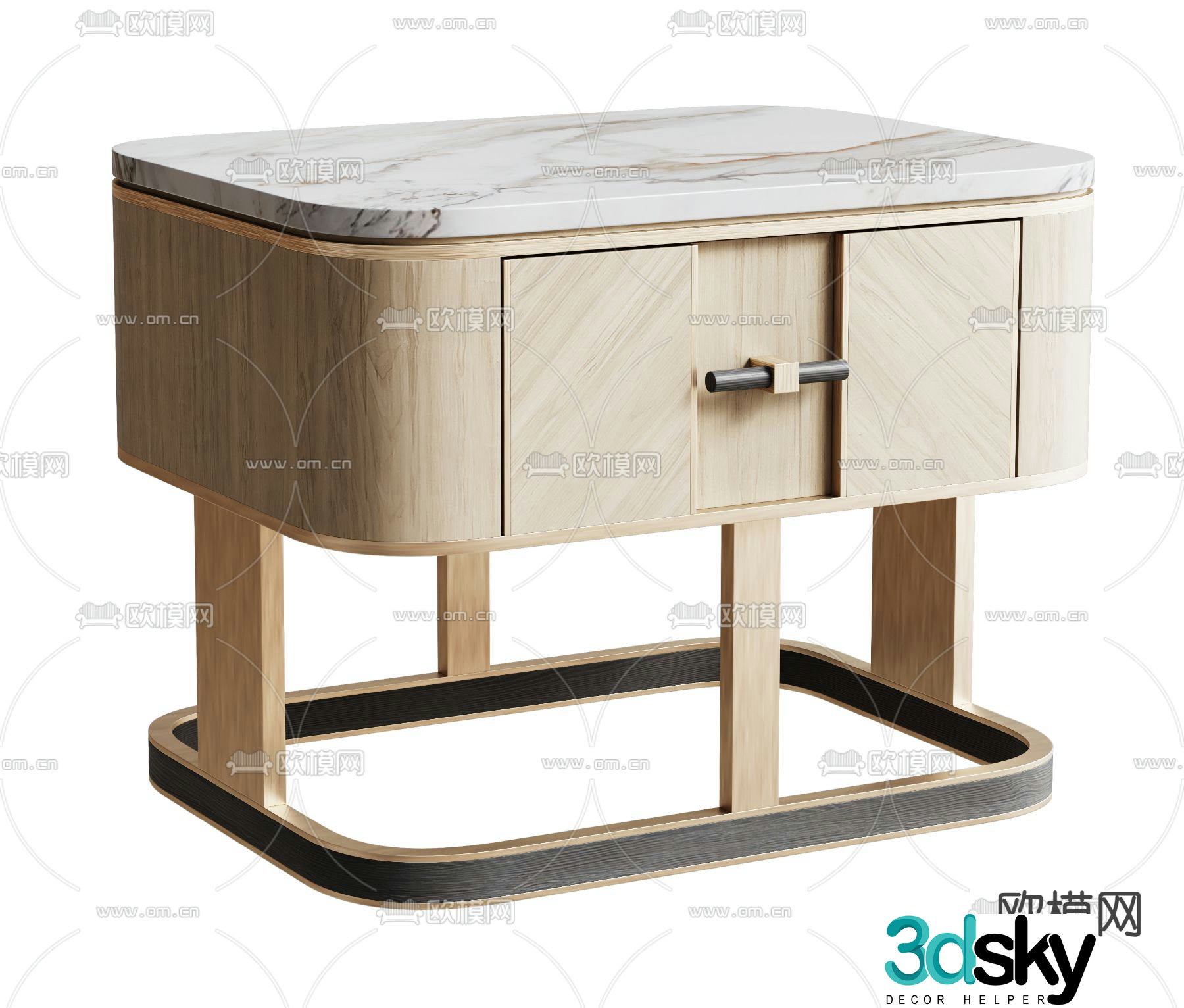 FratoYabu bedside table 3d model