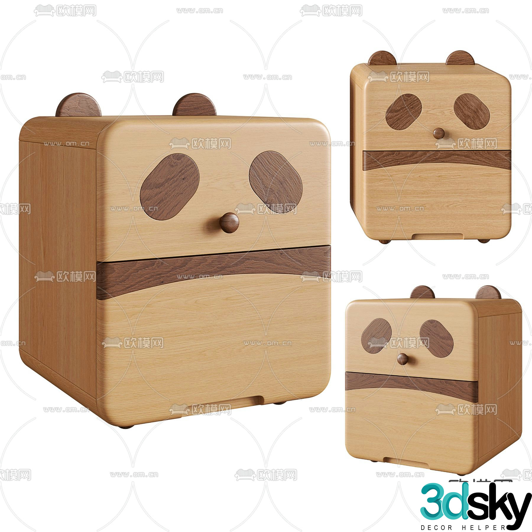 Children’s bedside table 3d model