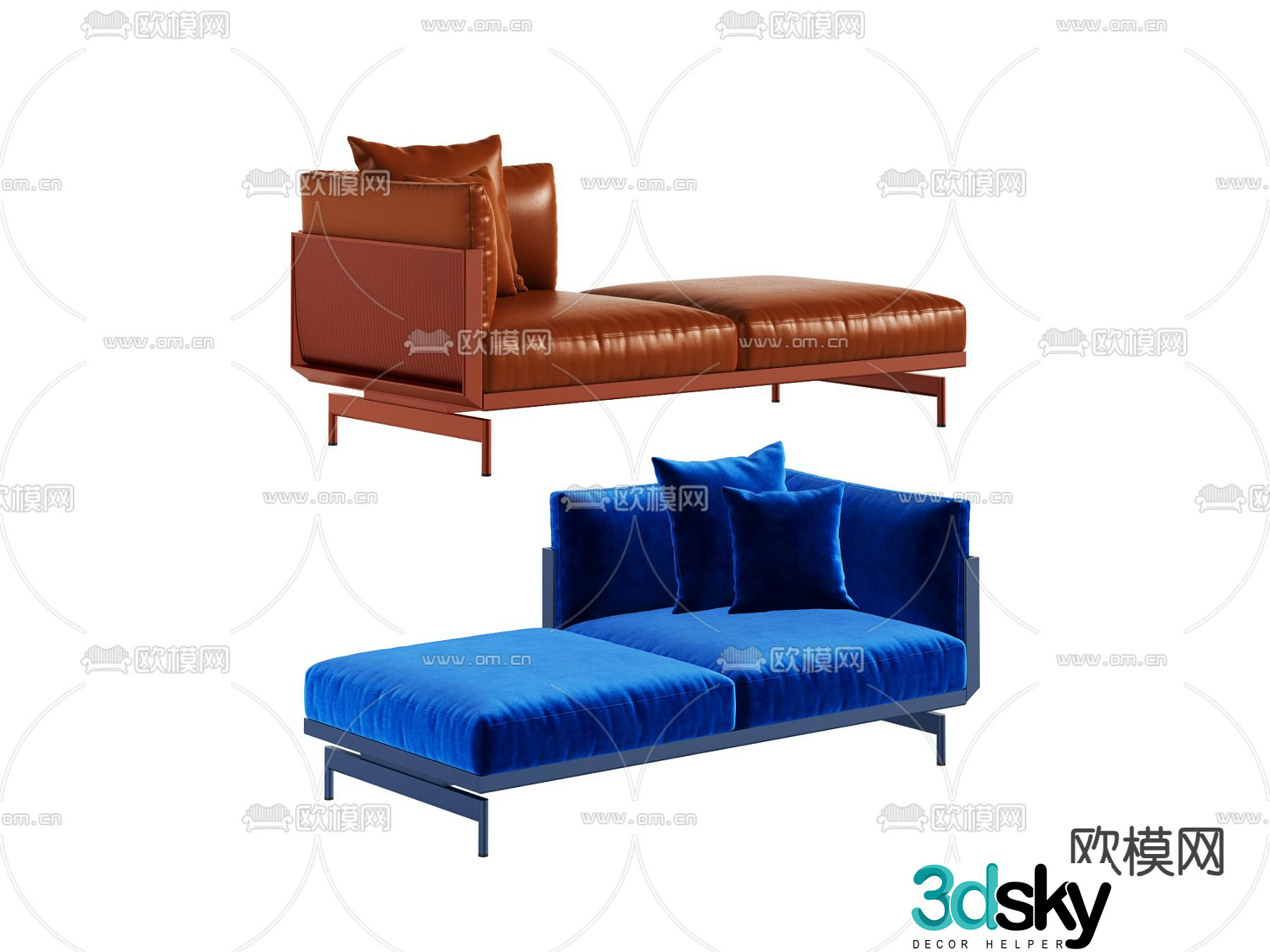 Imperial Chair Imperial Concubine Sofa 3D Model