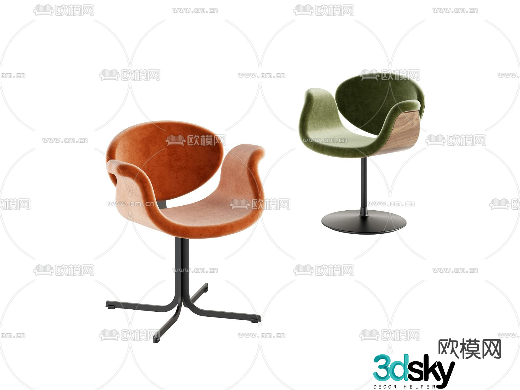 Chair Leisure Chair 3d Model