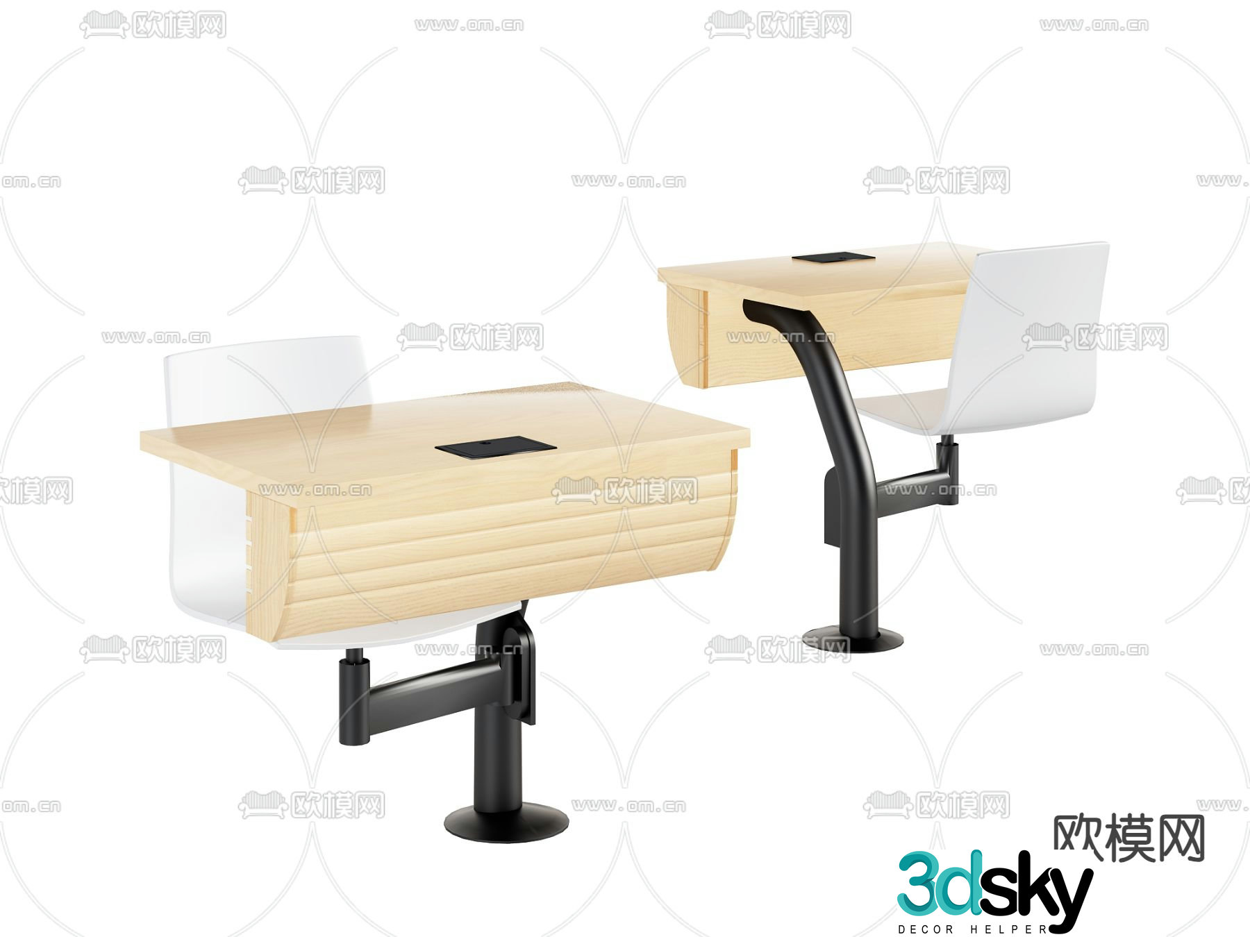 Modern office chair desk chair 3d model