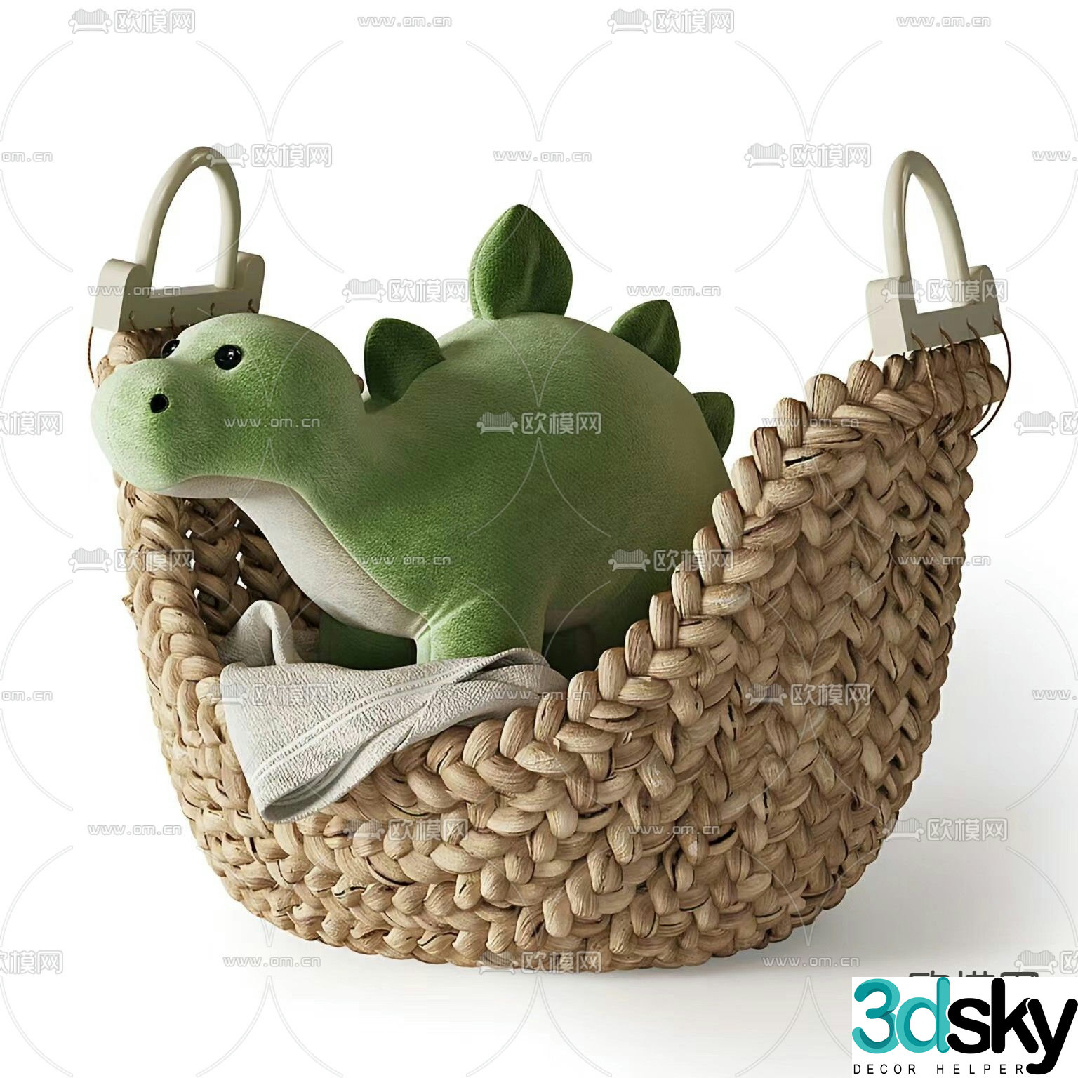 doll toy dinosaur 3d model