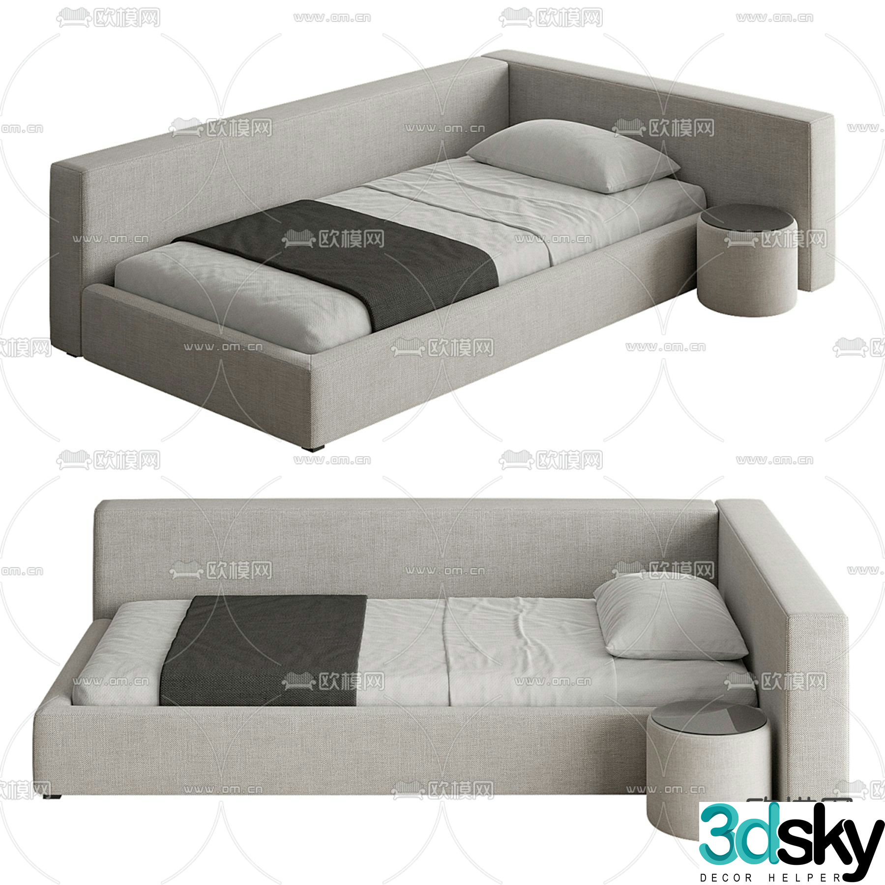 Children’s bed 3d model