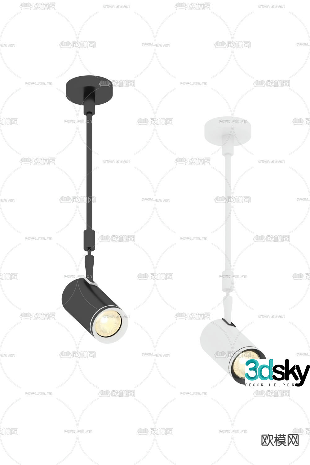 Lighting Spotlight Downlight Wall Washing Light Ceiling Light 3D Model