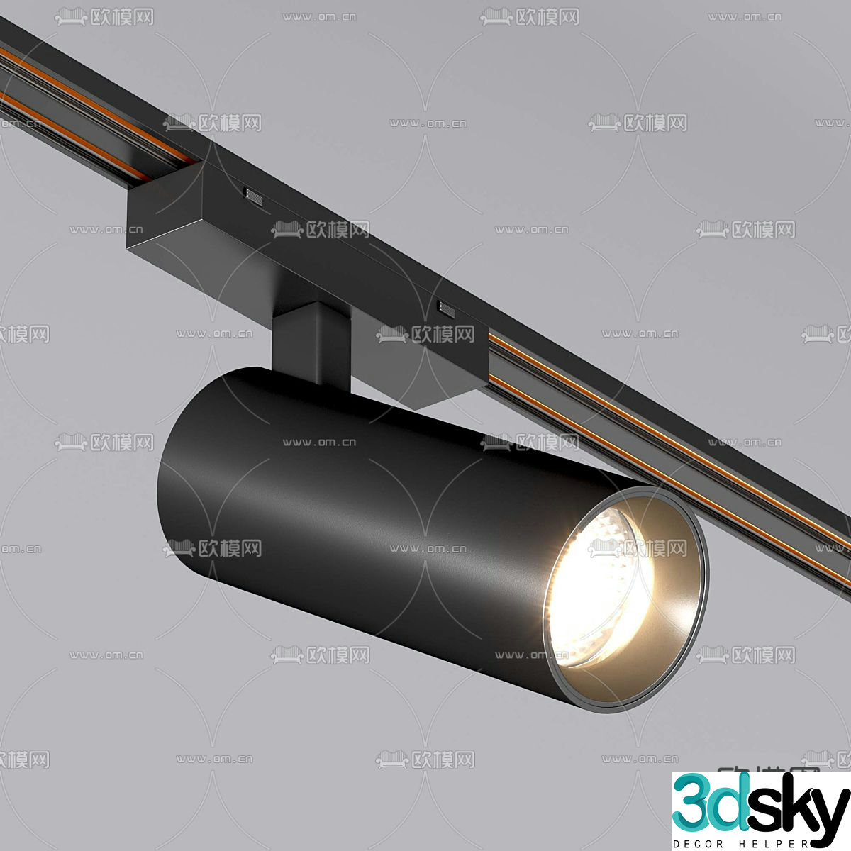 Downlight Spotlight Track Light 3d model