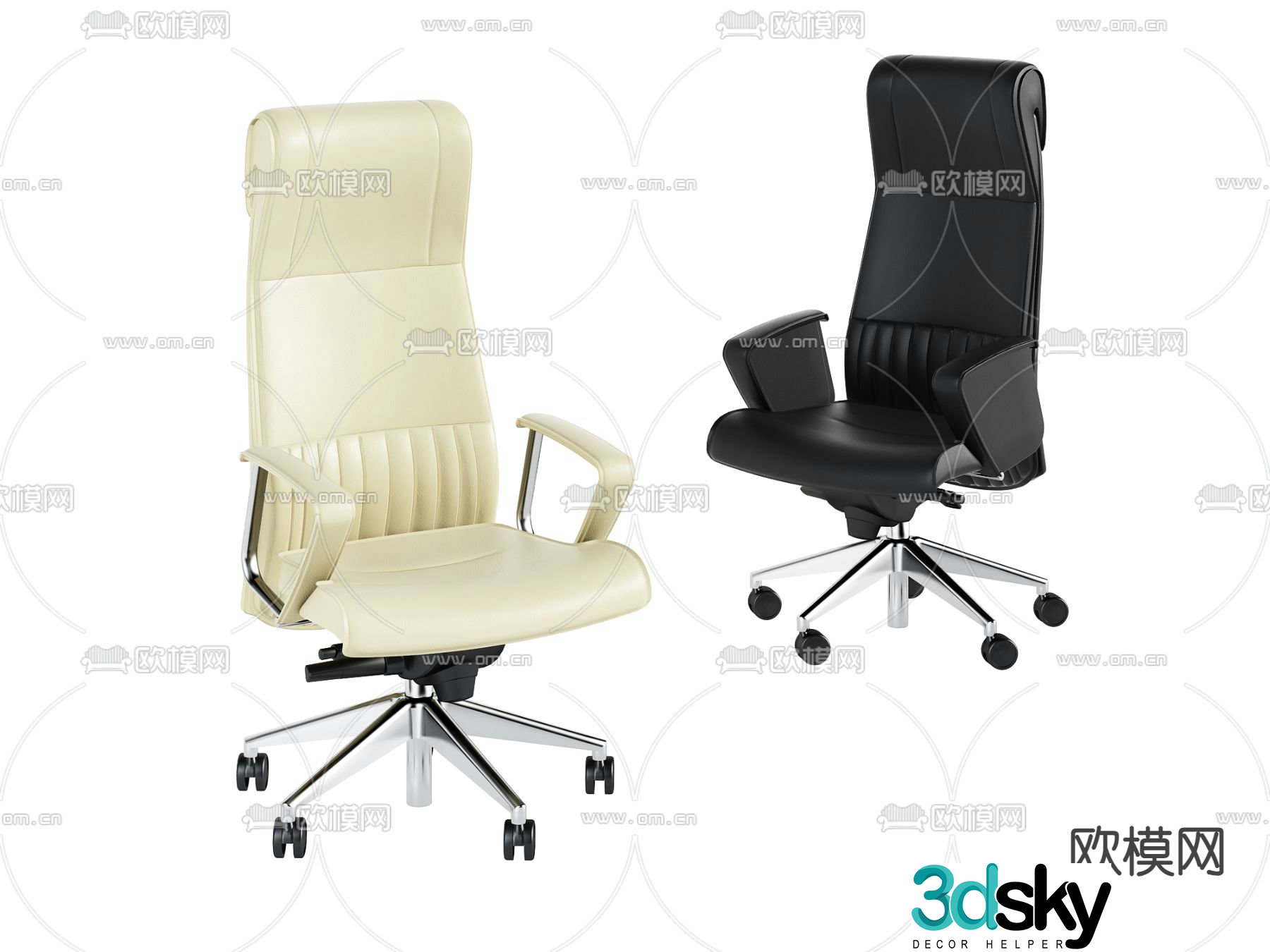 Office chair executive chair boss chair 3d model