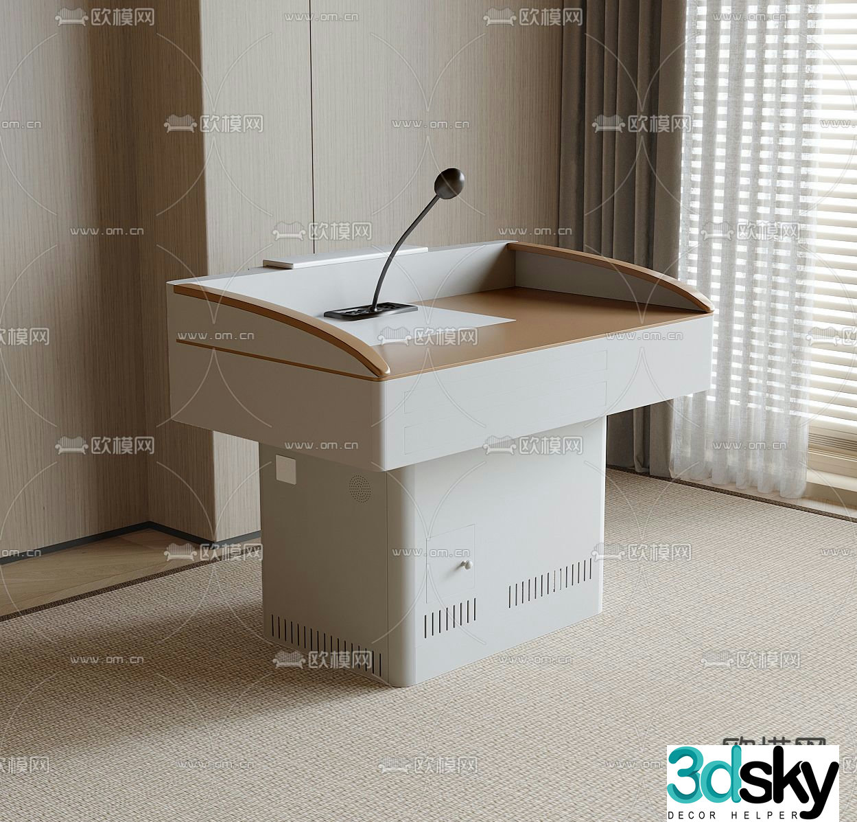 podium podium podium 3d model
