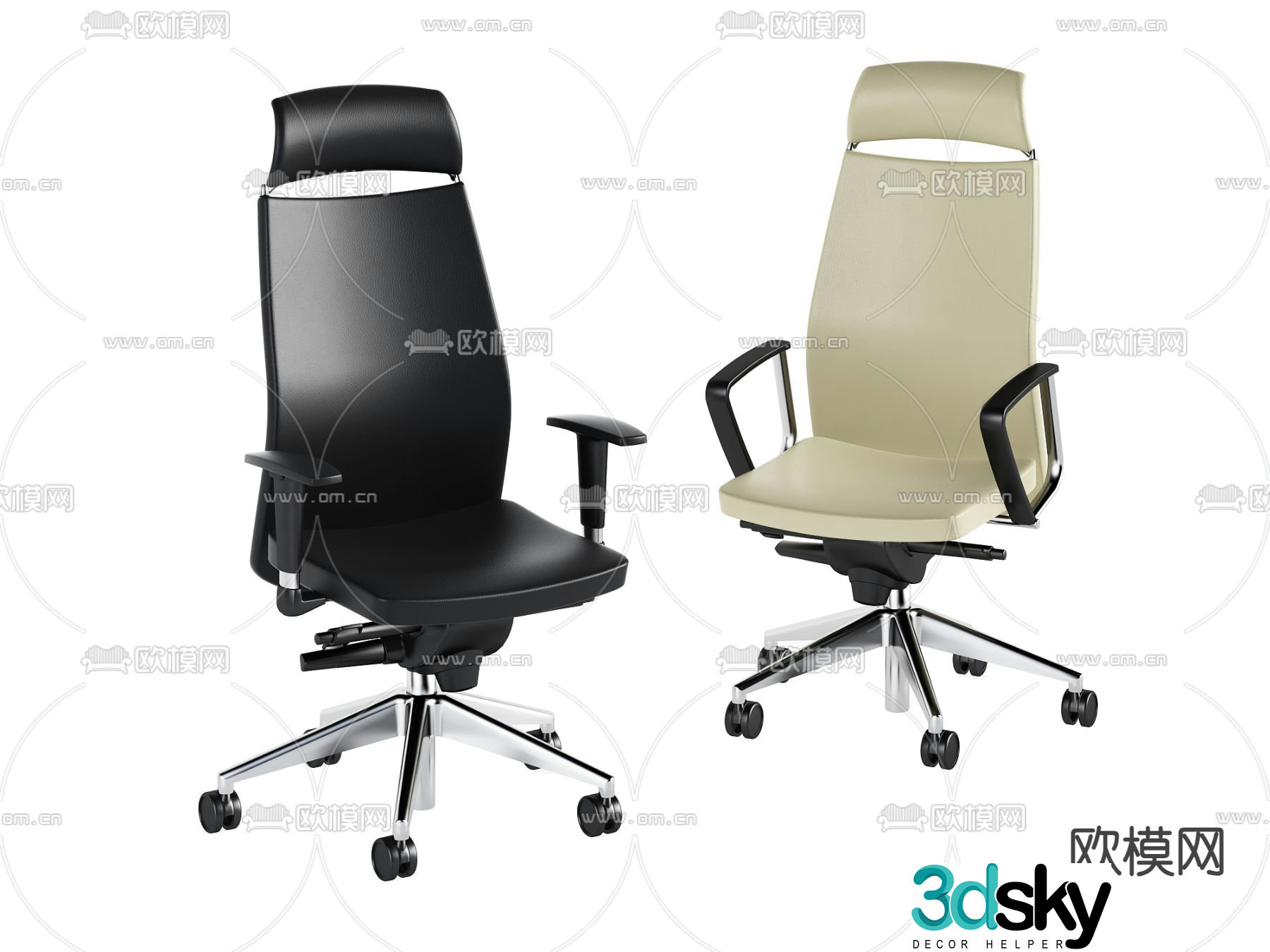 Office chair executive chair boss chair 3d model