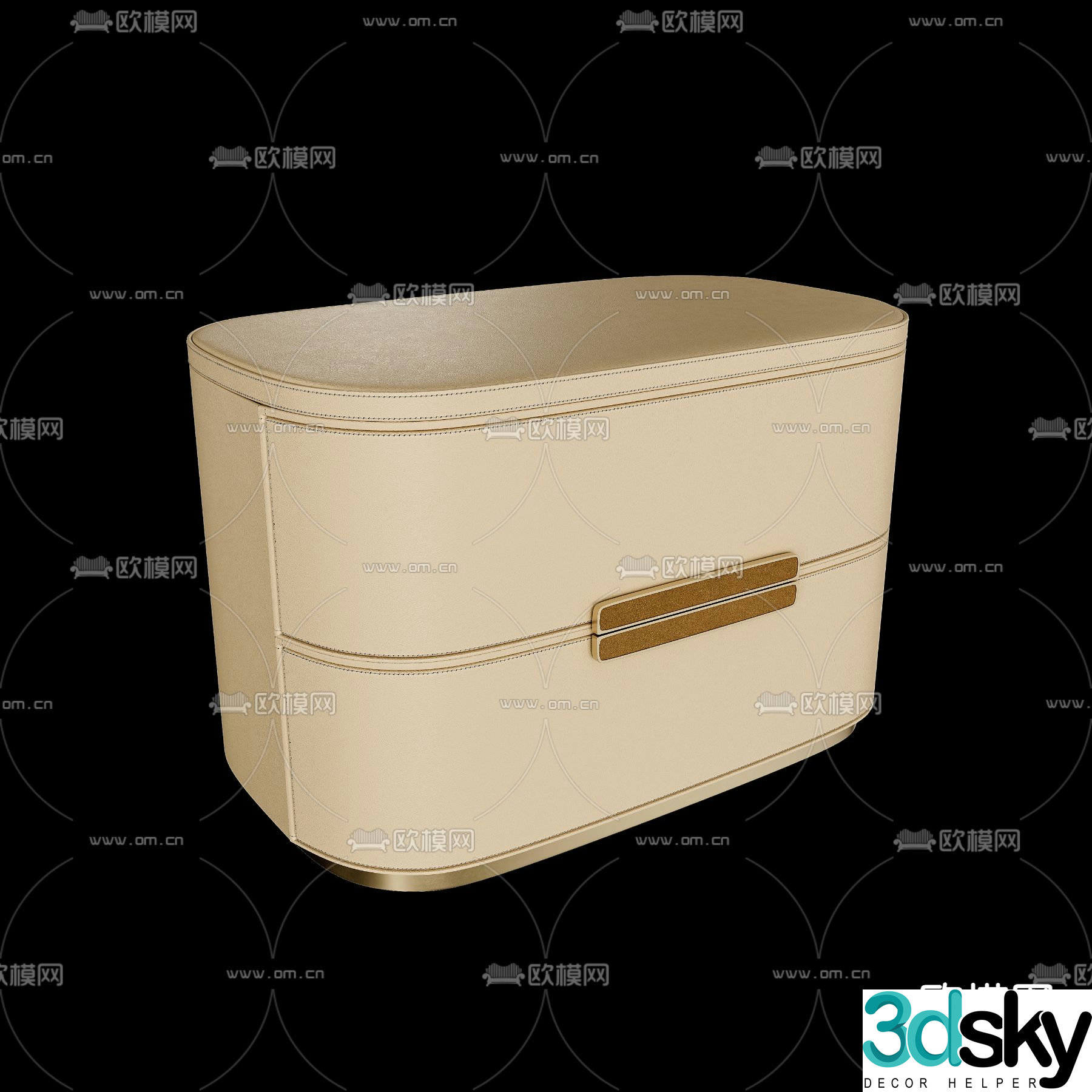 bedside table 3d model