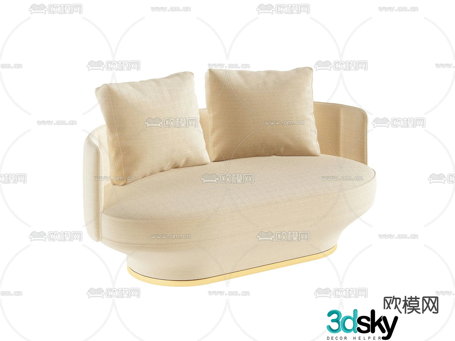 Modern sofa 3d model