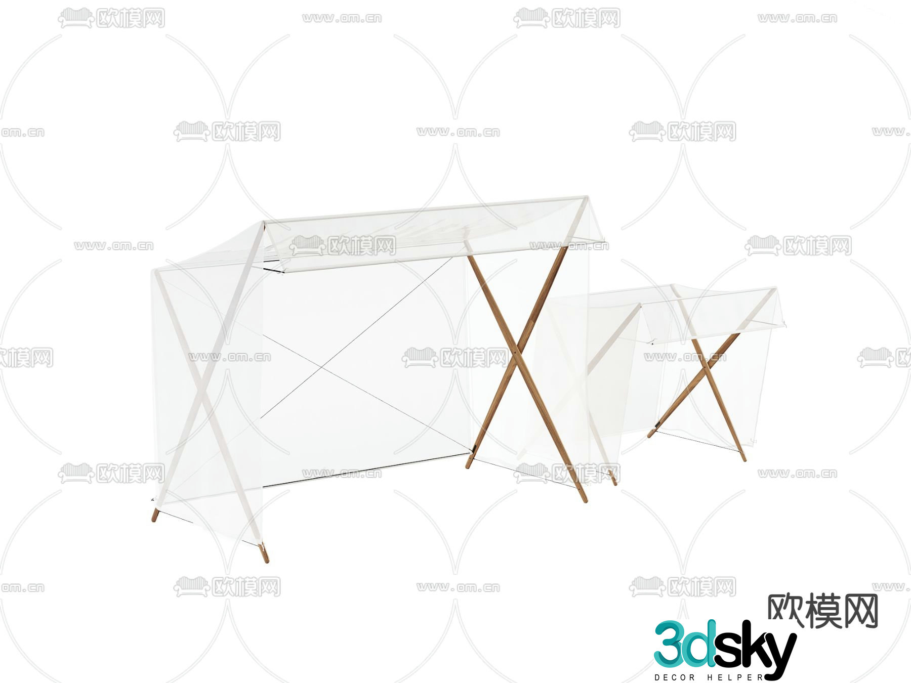 Outdoor tent 3d model