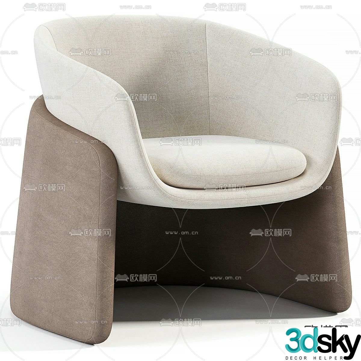Sofa chair leisure chair armchair 3d model