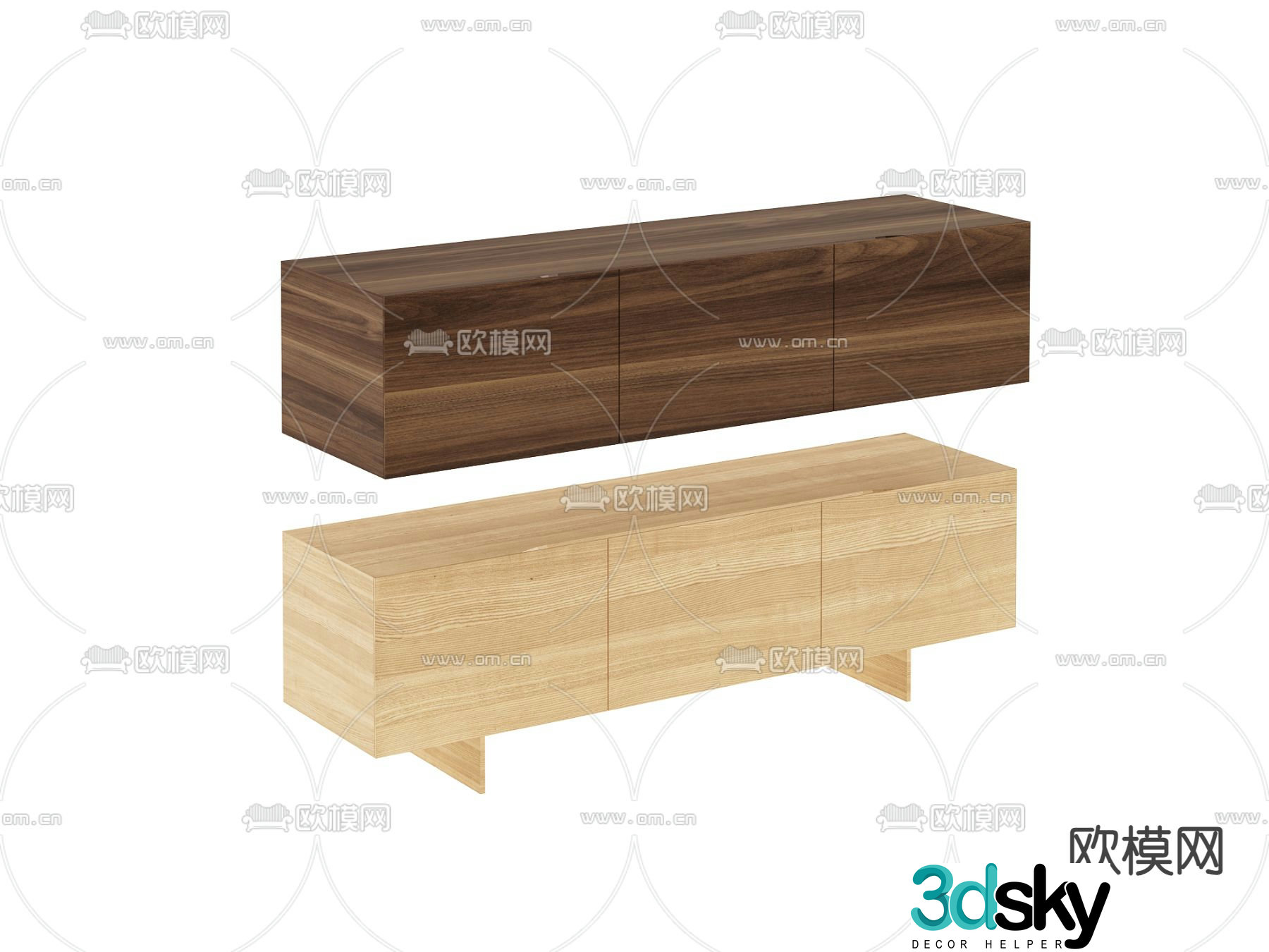 Modern TV cabinet 3d model