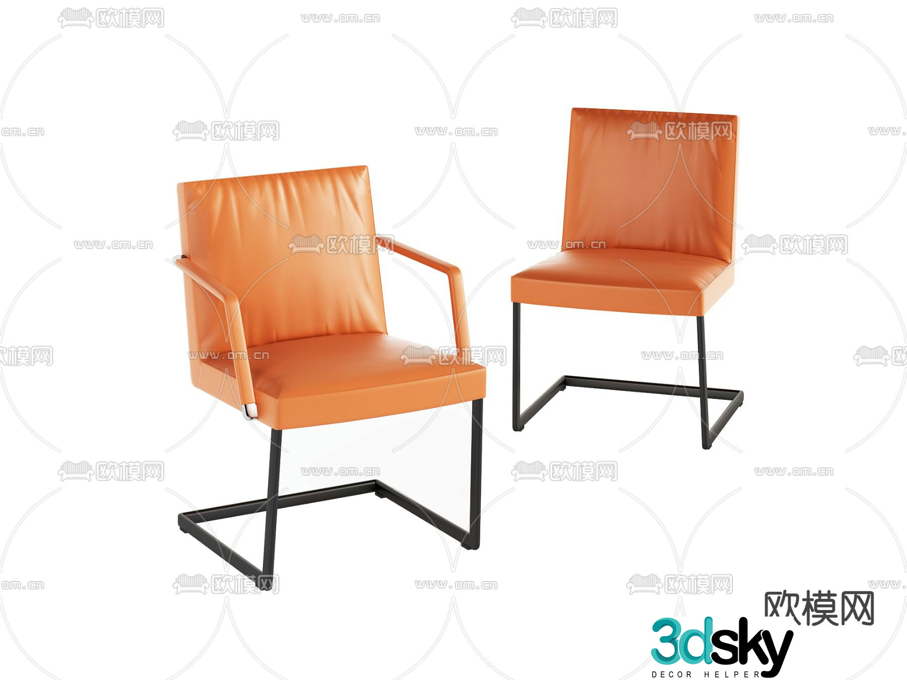 Office chair office chair conference chair 3d model