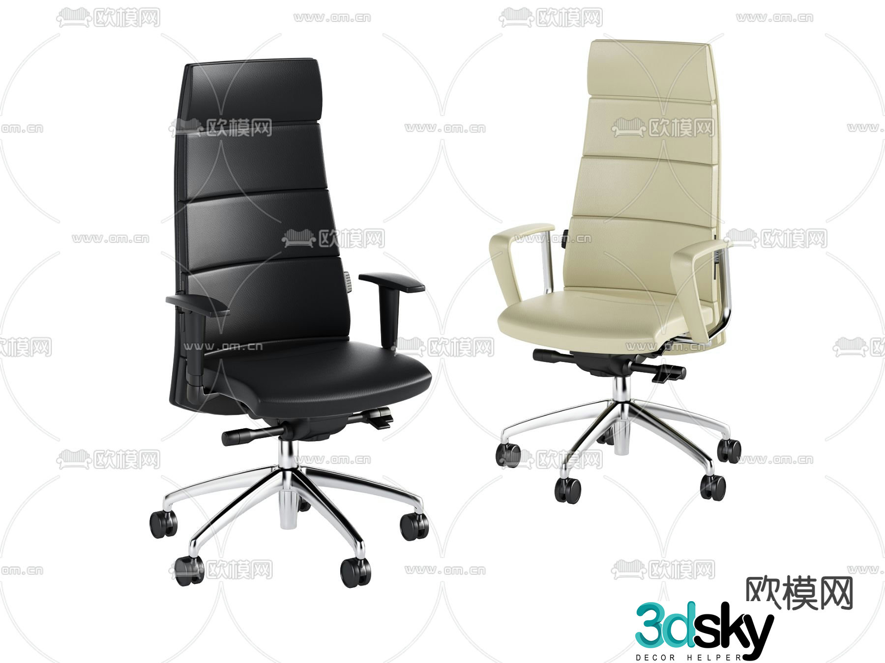 Office chair executive chair boss chair 3d model