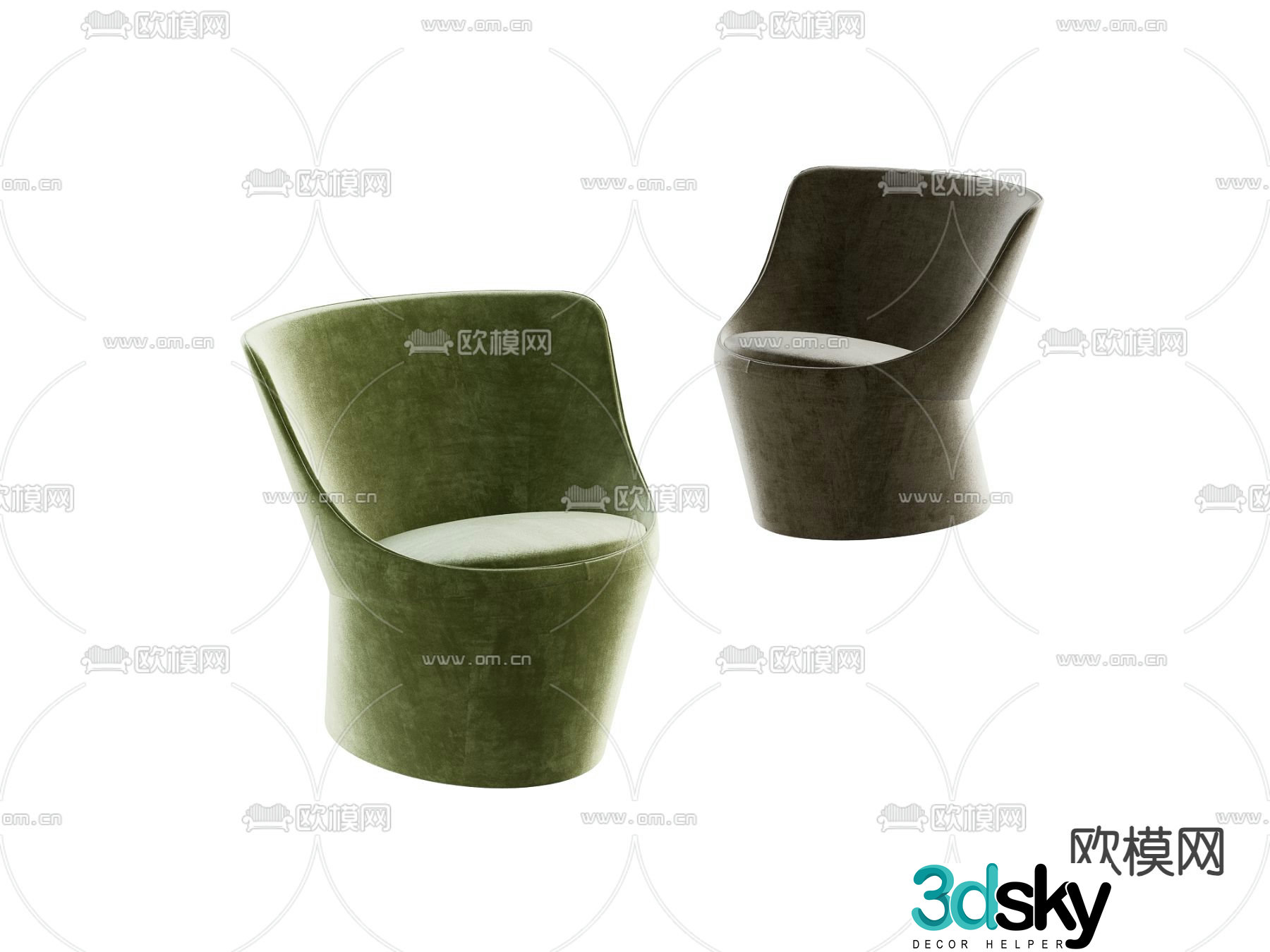 Sofa chair leisure chair 3d model