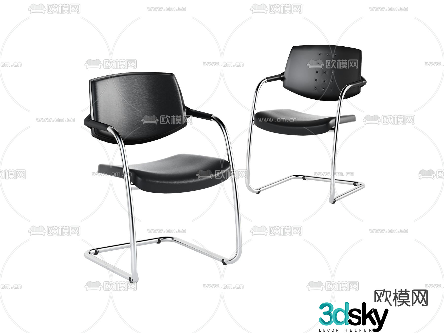 Office chair office chair conference chair 3d model