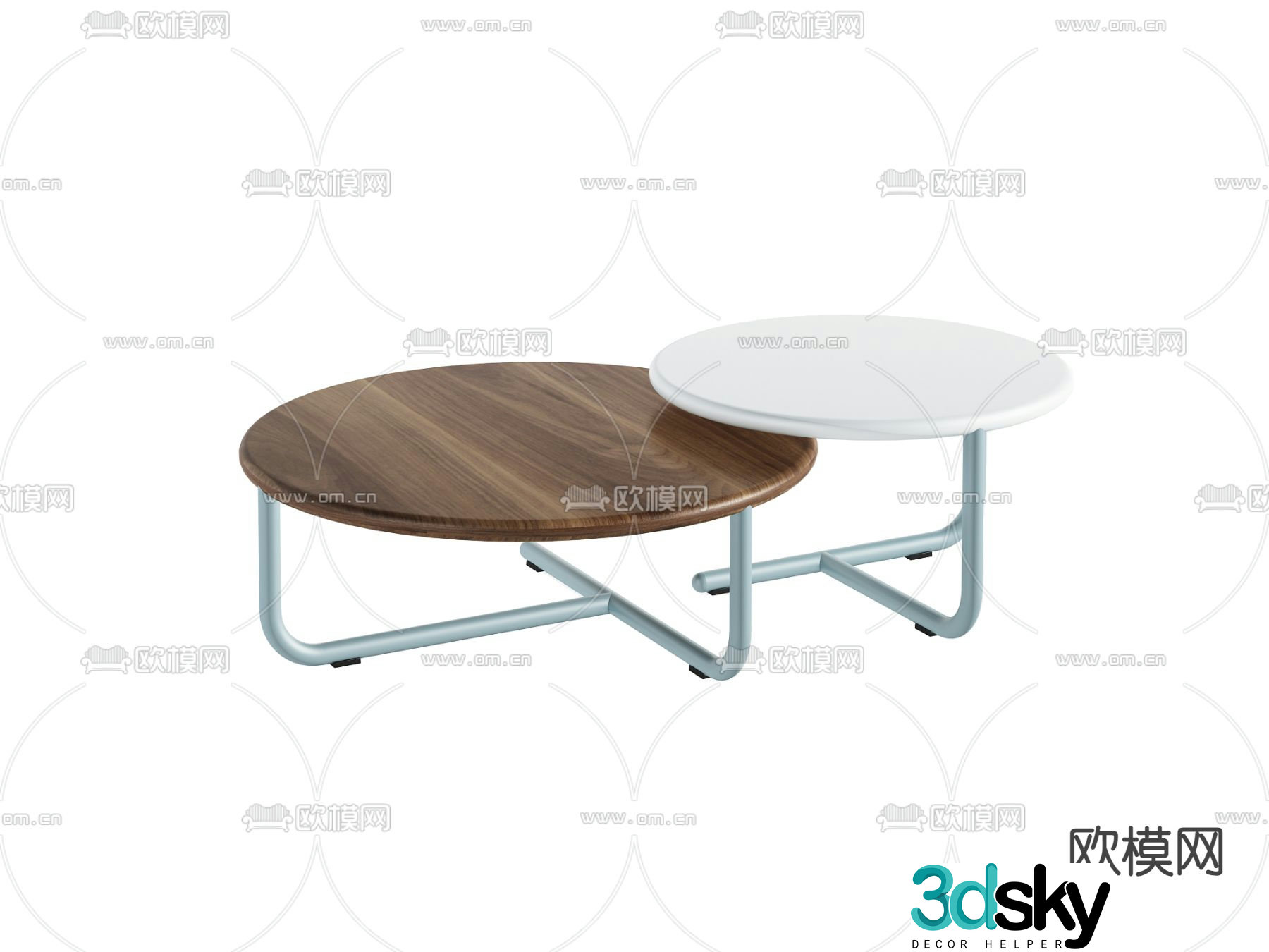 3D model of mother and child coffee table