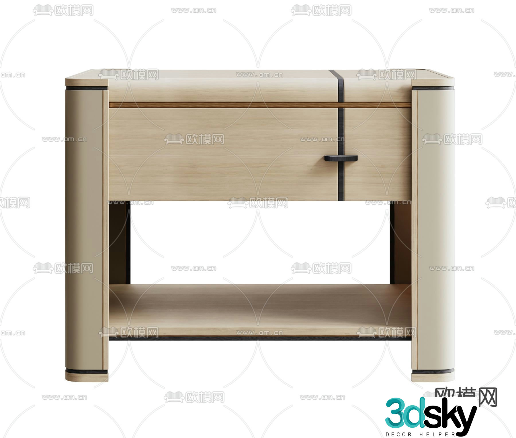 Frato bedside table 3d model