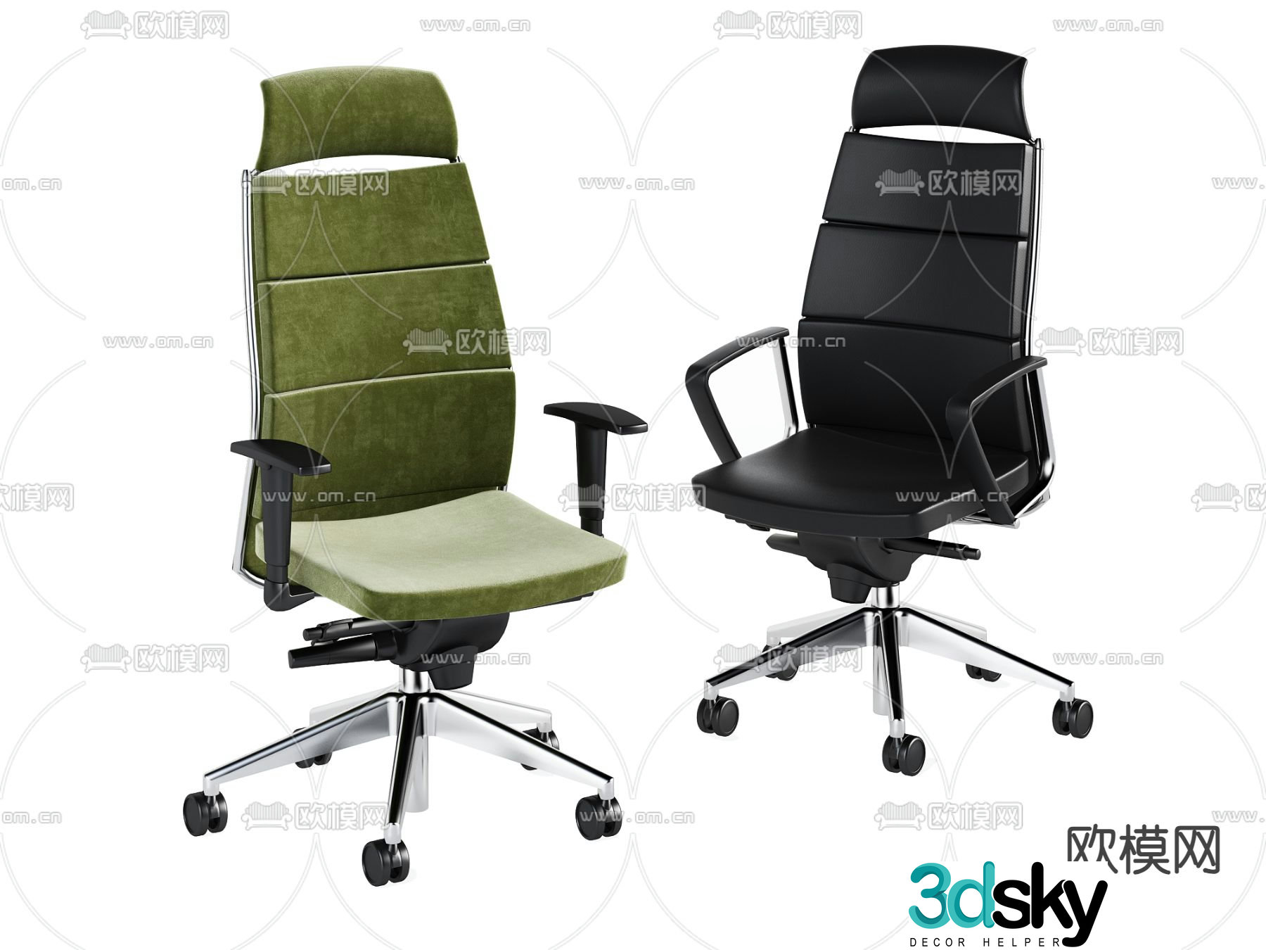 Office chair executive chair boss chair 3d model