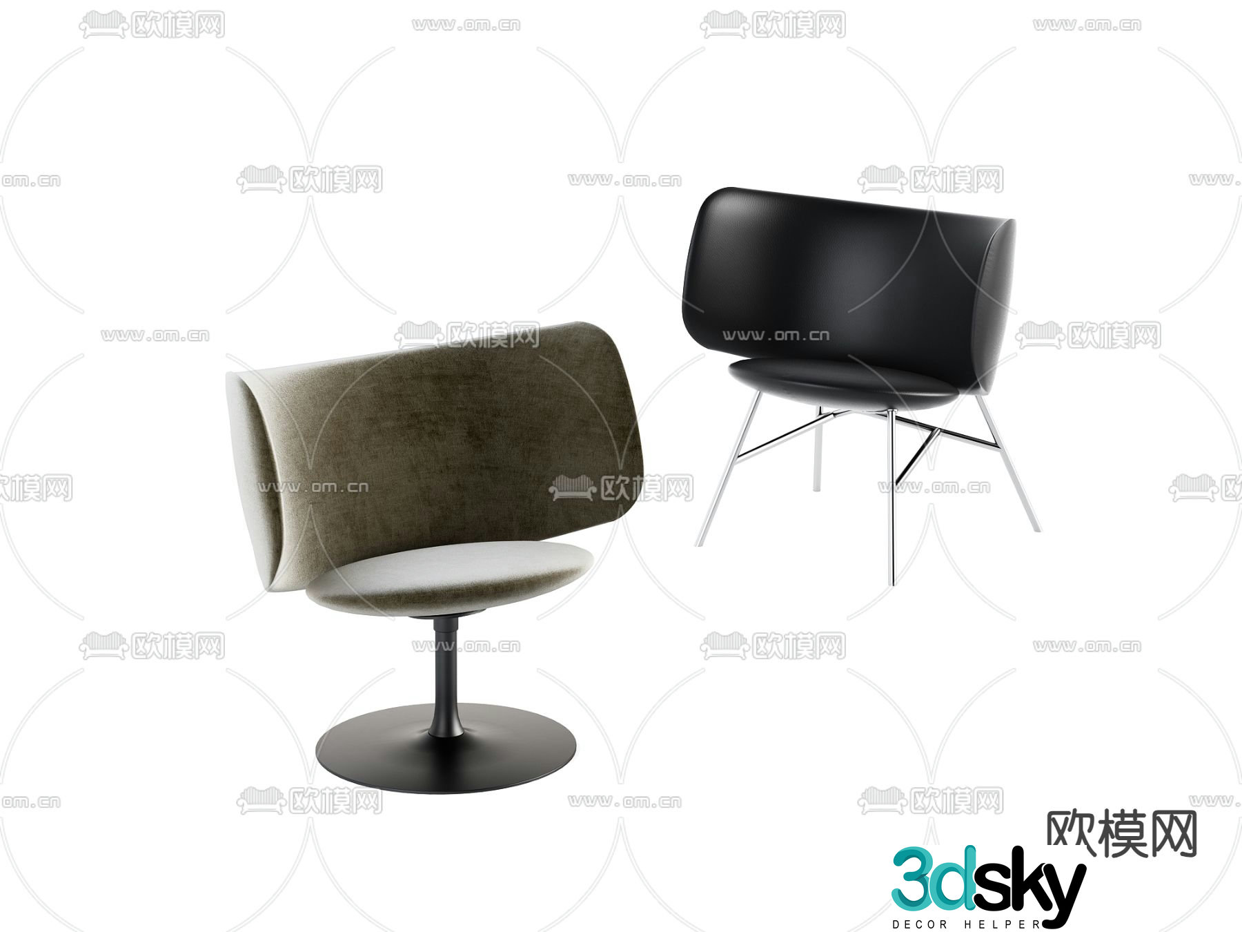 Chair Leisure Chair 3d Model