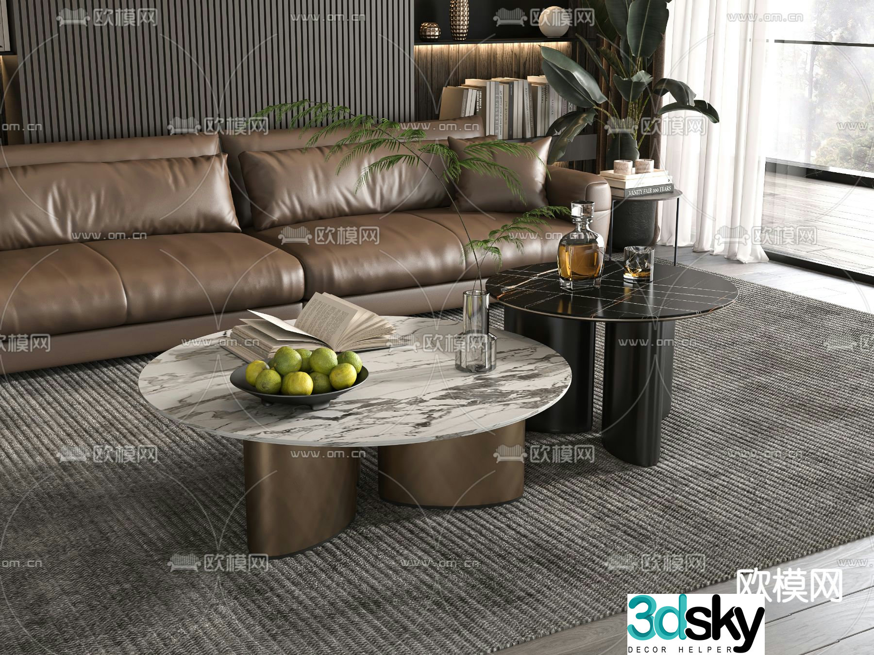3D model of mother-in-law coffee table