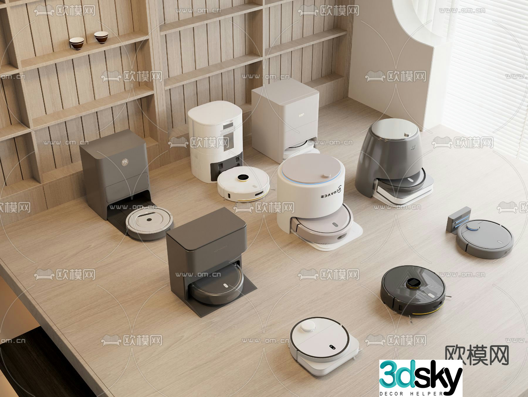 Sweeping robot 3d model