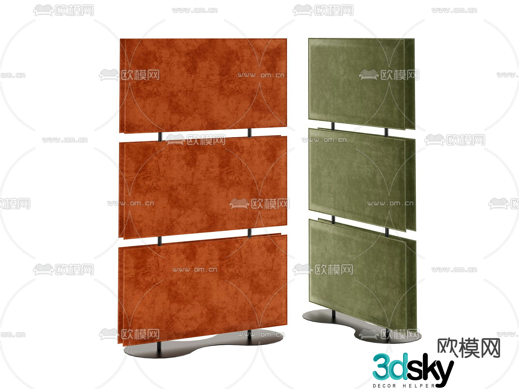 Wasabi Screen Partition 3D Model
