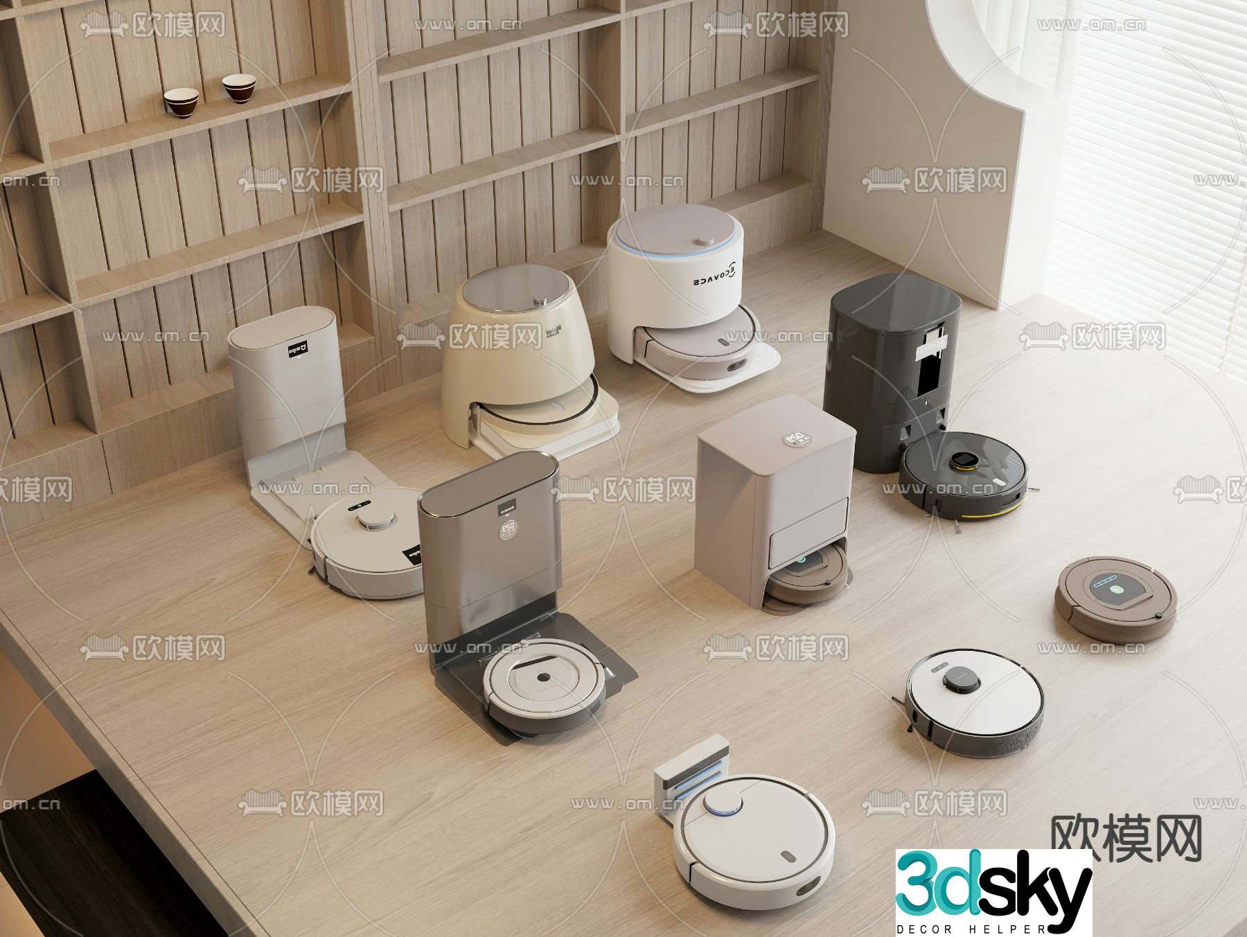 Sweeping robot 3d model