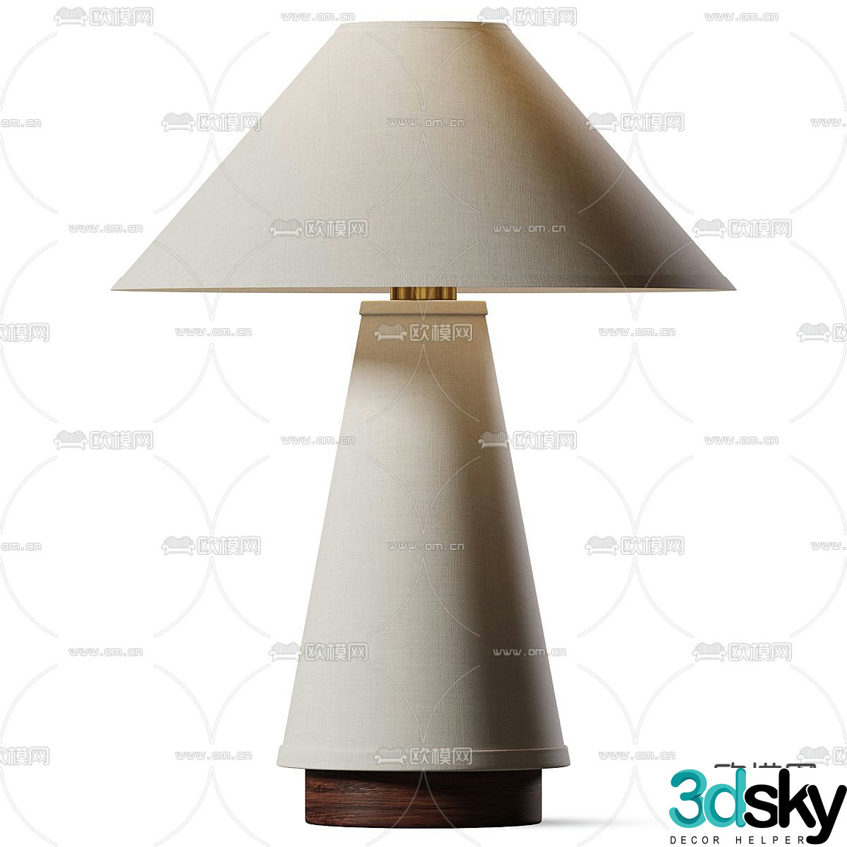 Modern table lamp mushroom table lamp bedside table lamp 3d model