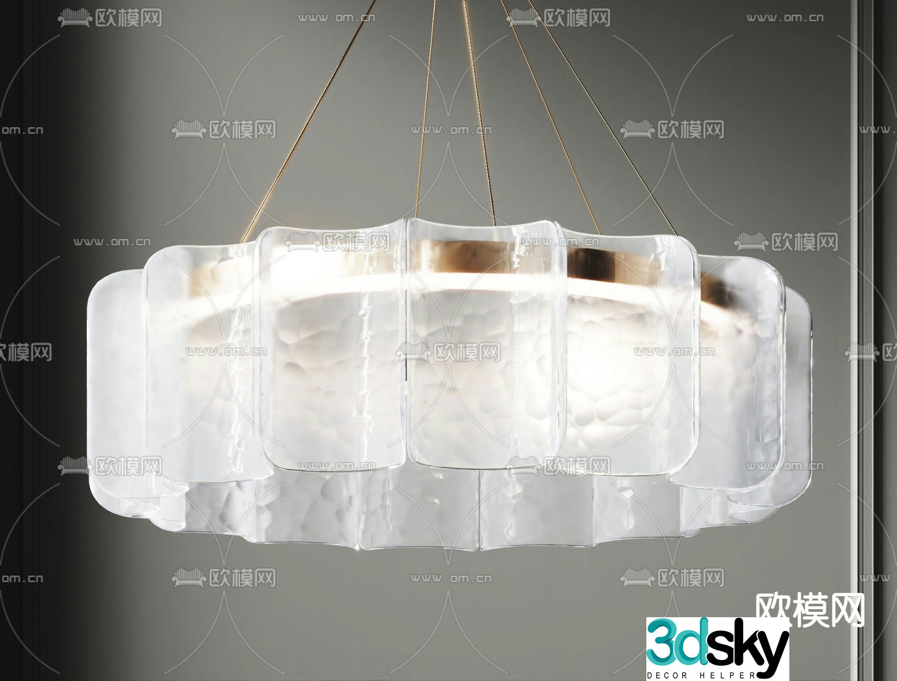 Crystal Chandelier Art Chandelier 3d Model